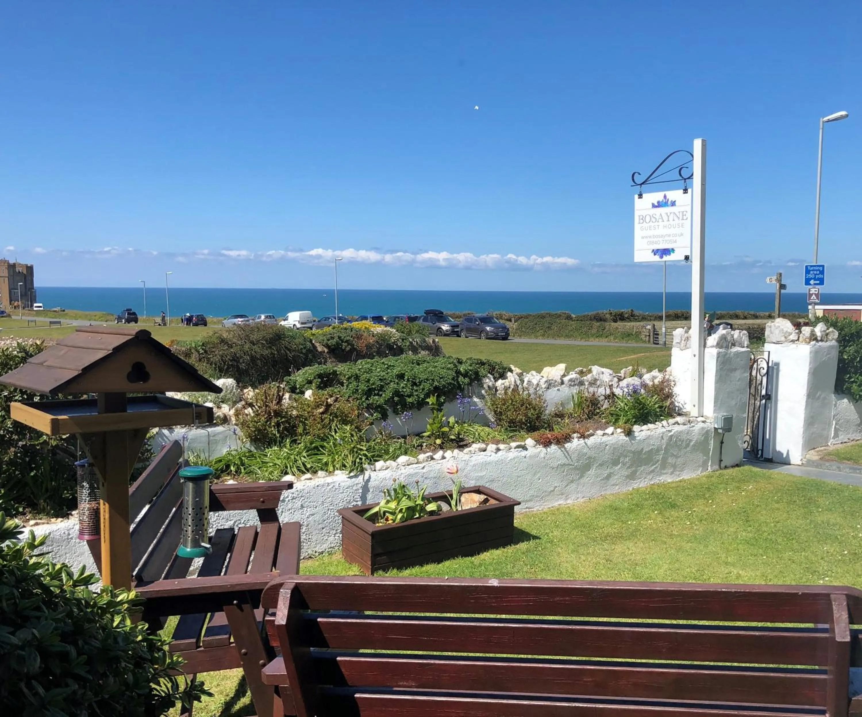 Sea view in Bosayne Guest House