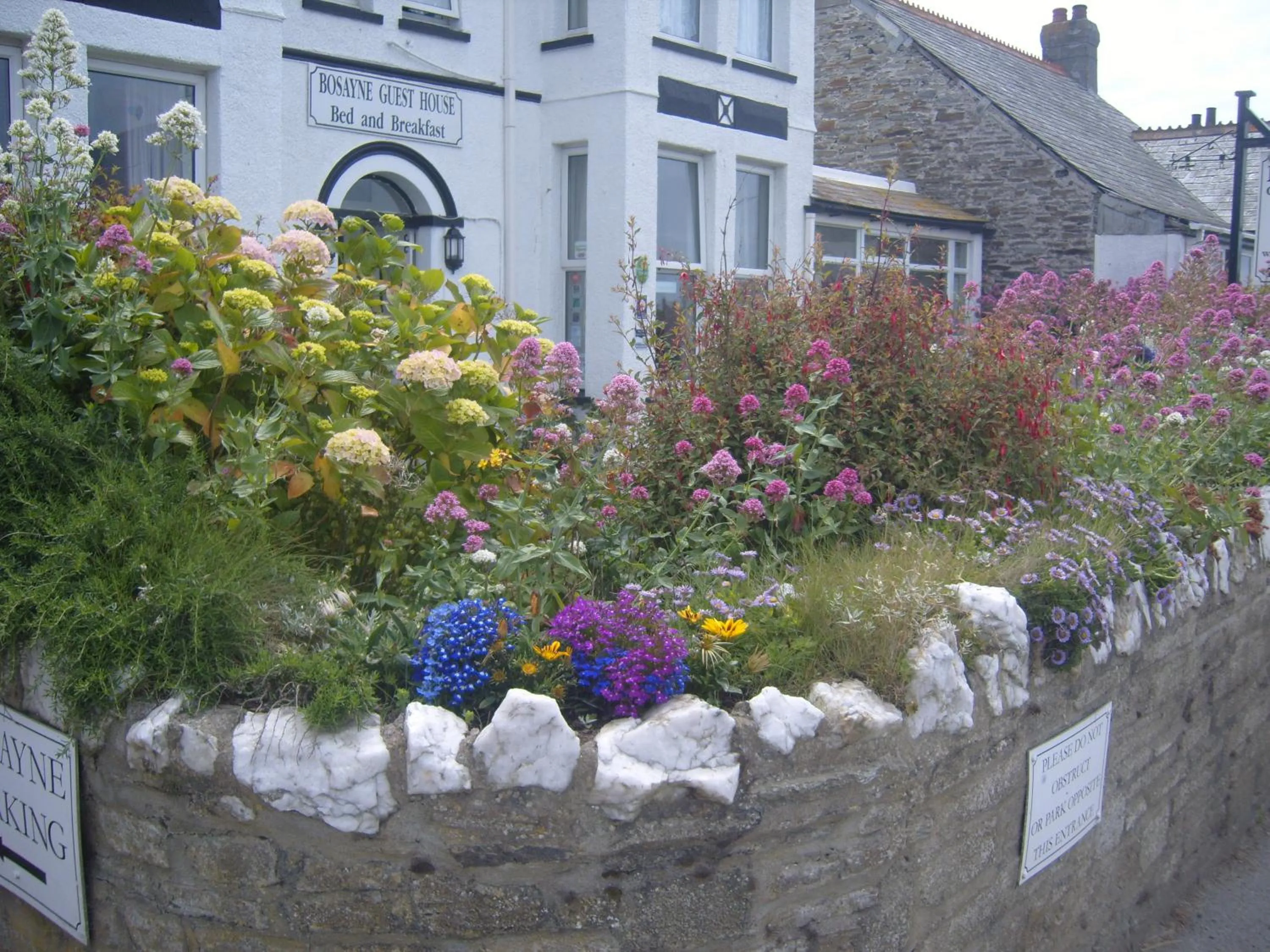 Garden in Bosayne Guest House