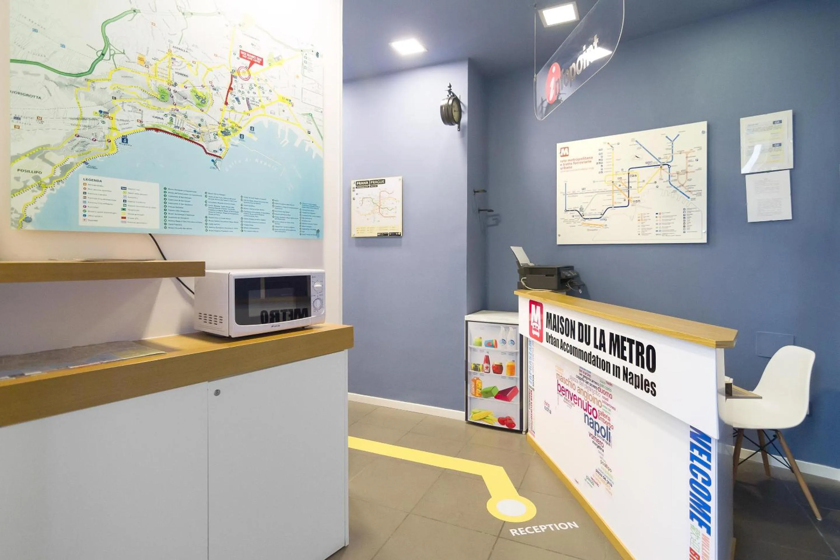 Lobby or reception in Maison du La Metro