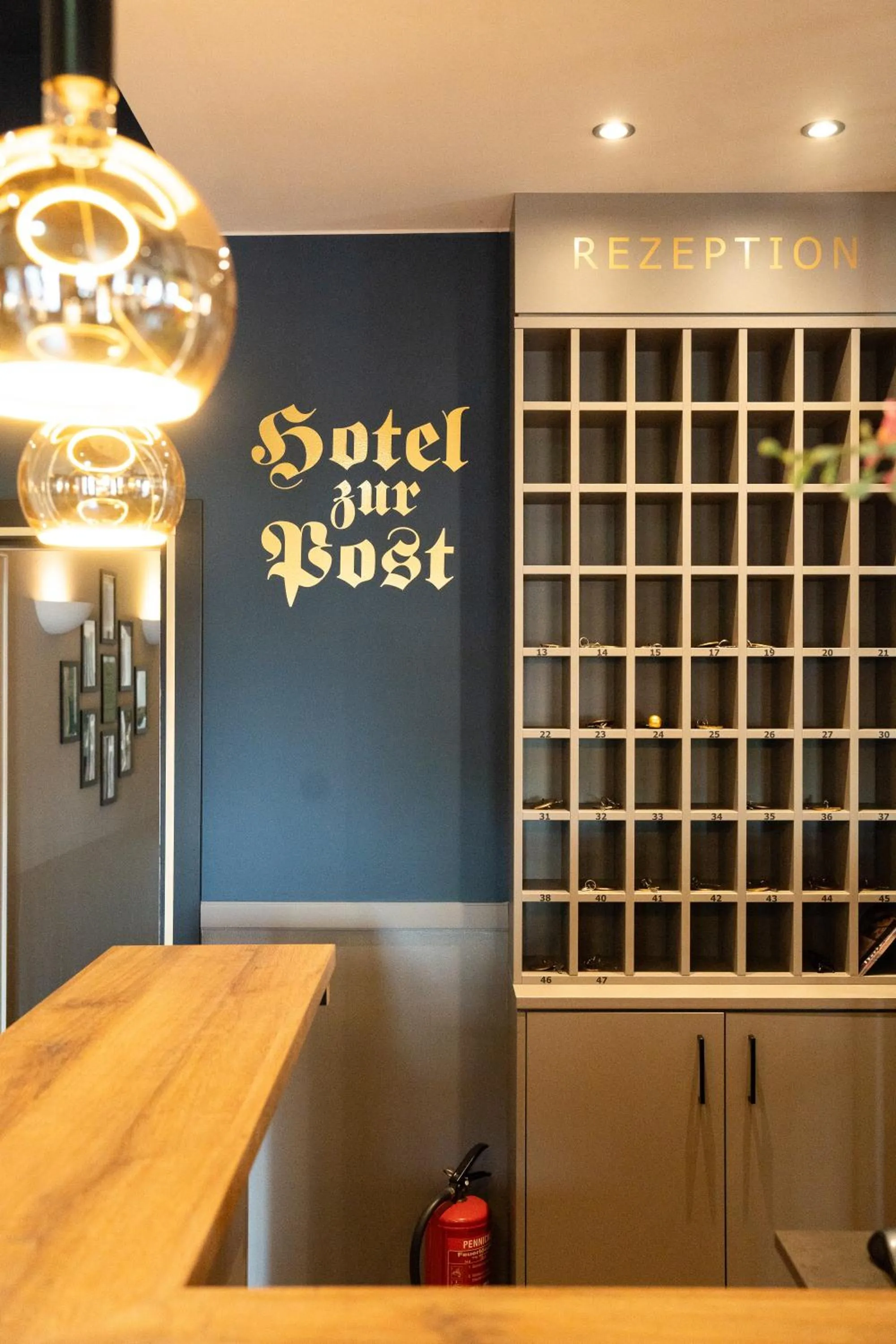 Lobby or reception in Hotel zur Post - Economy Rooms