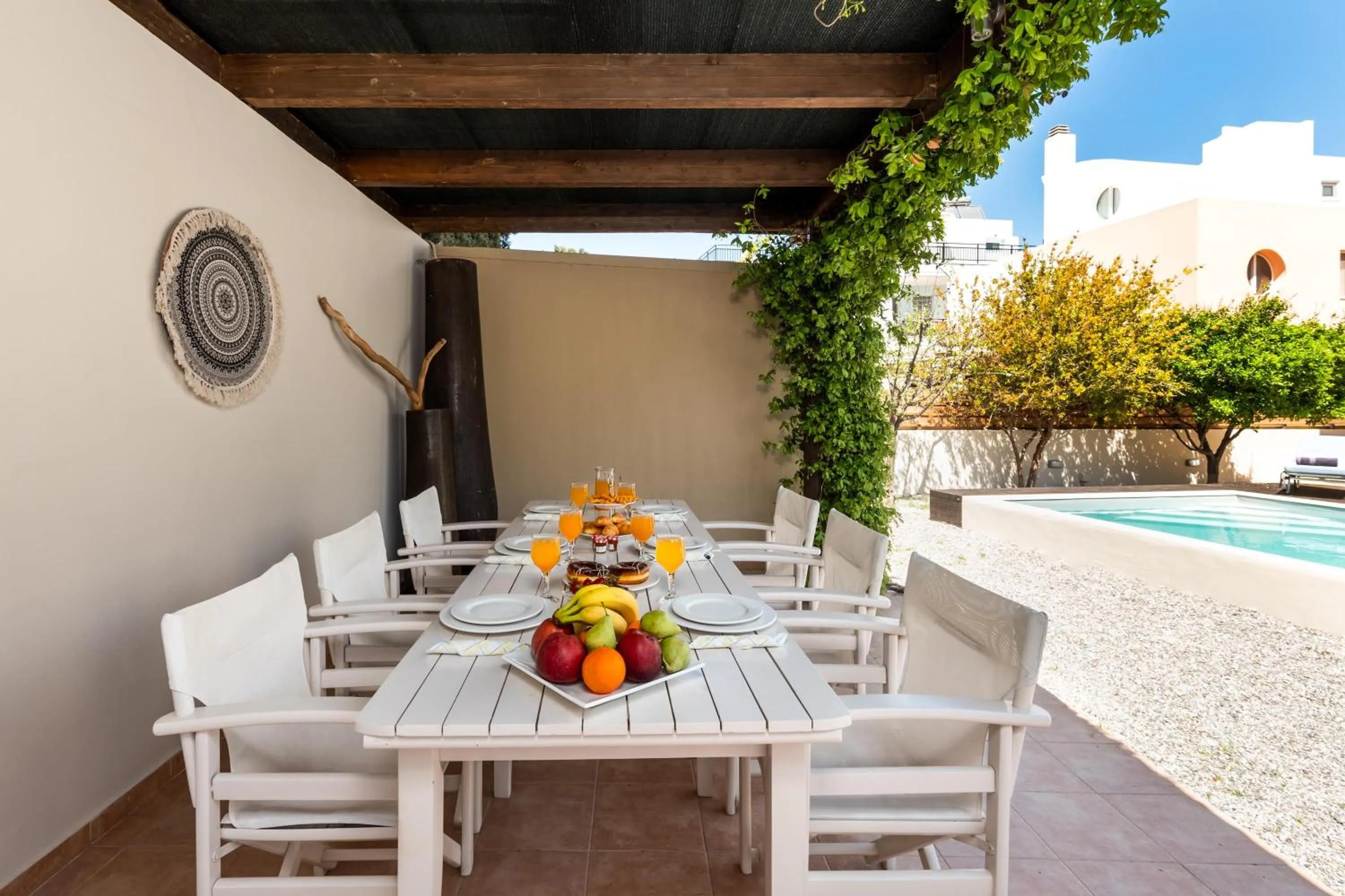 Dining area in Vasiliki Villa