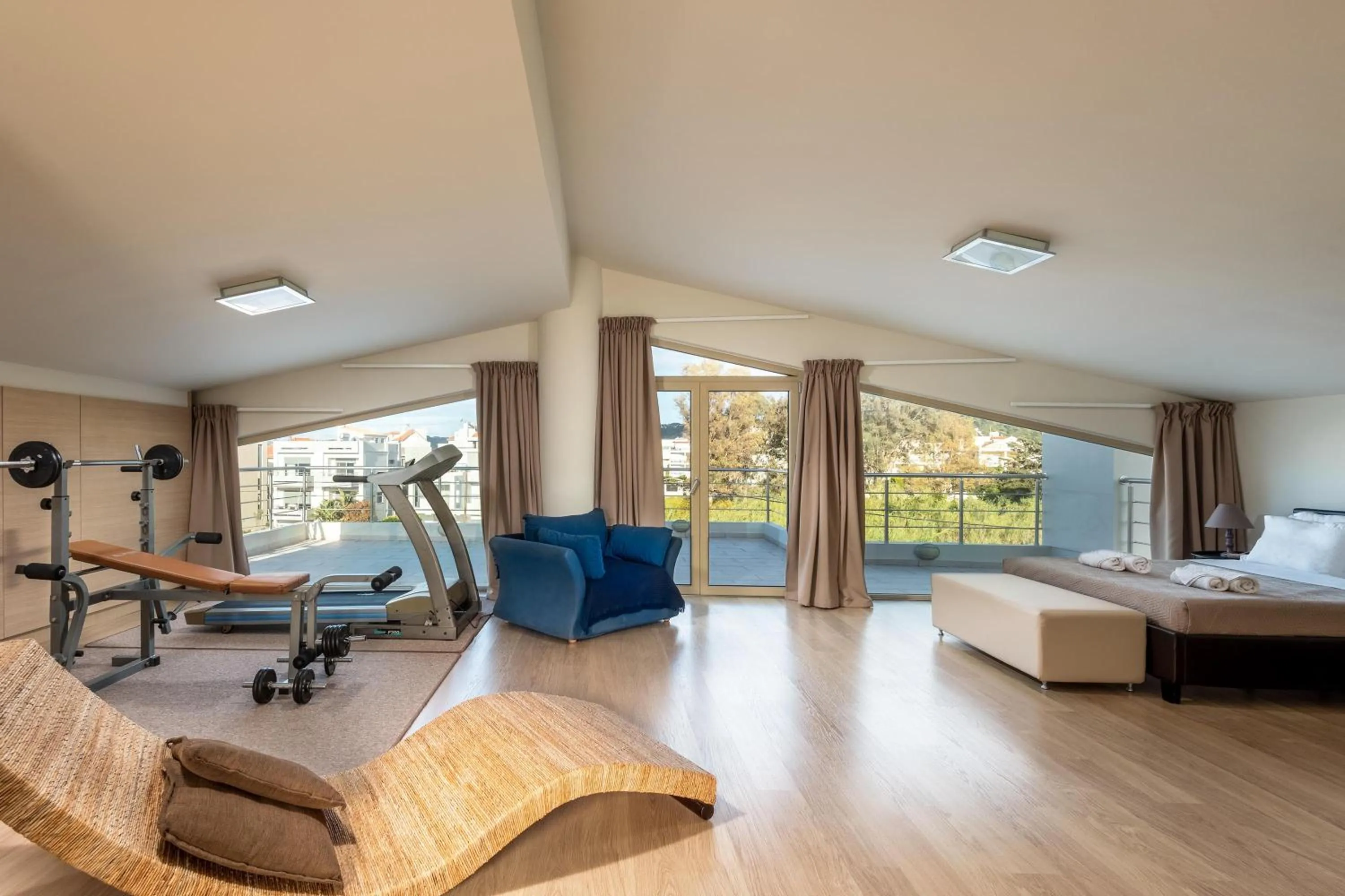 Fitness centre/facilities in Vasiliki Villa