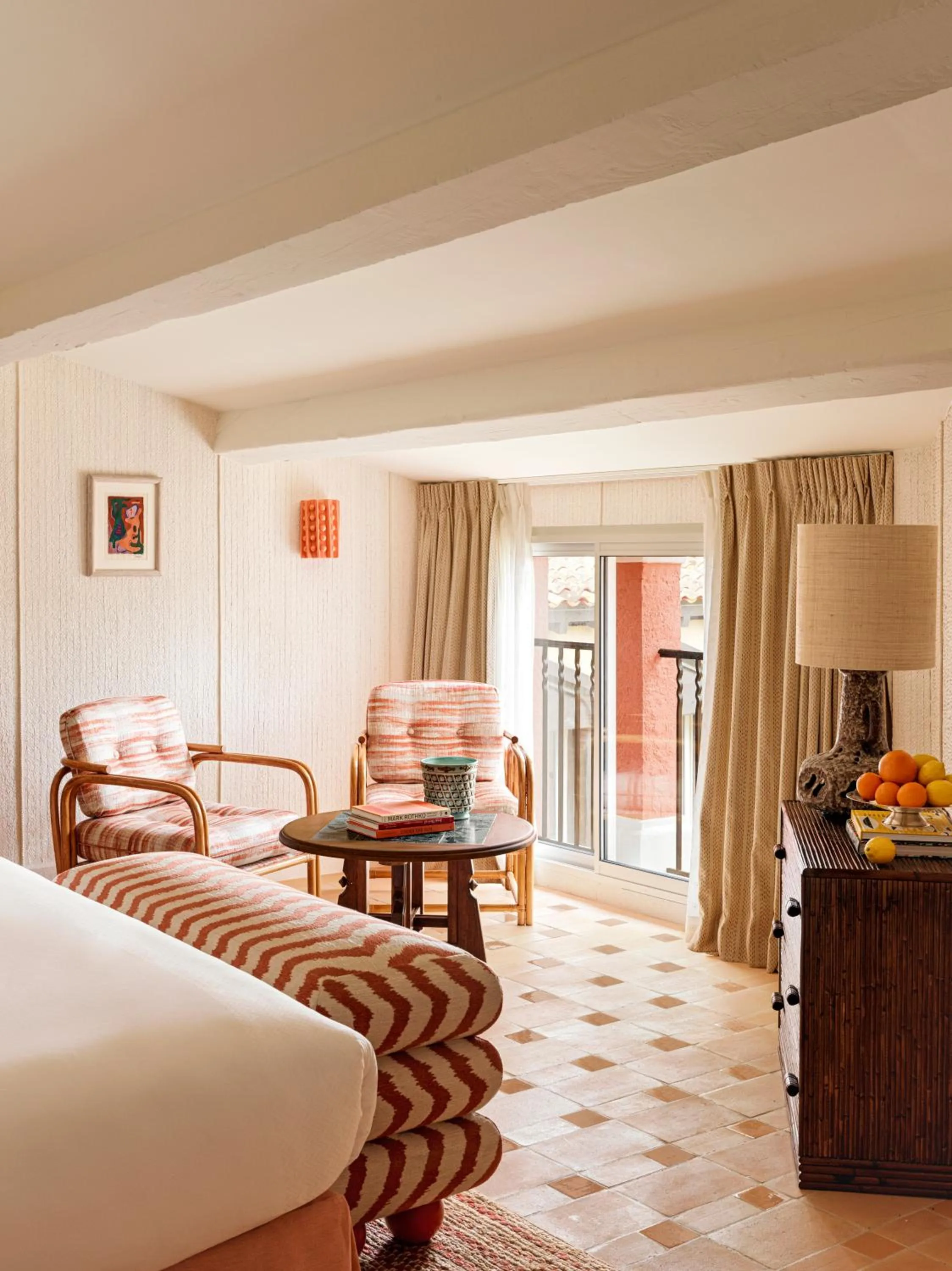 Bedroom, Bed in Hotel Byblos Saint-Tropez