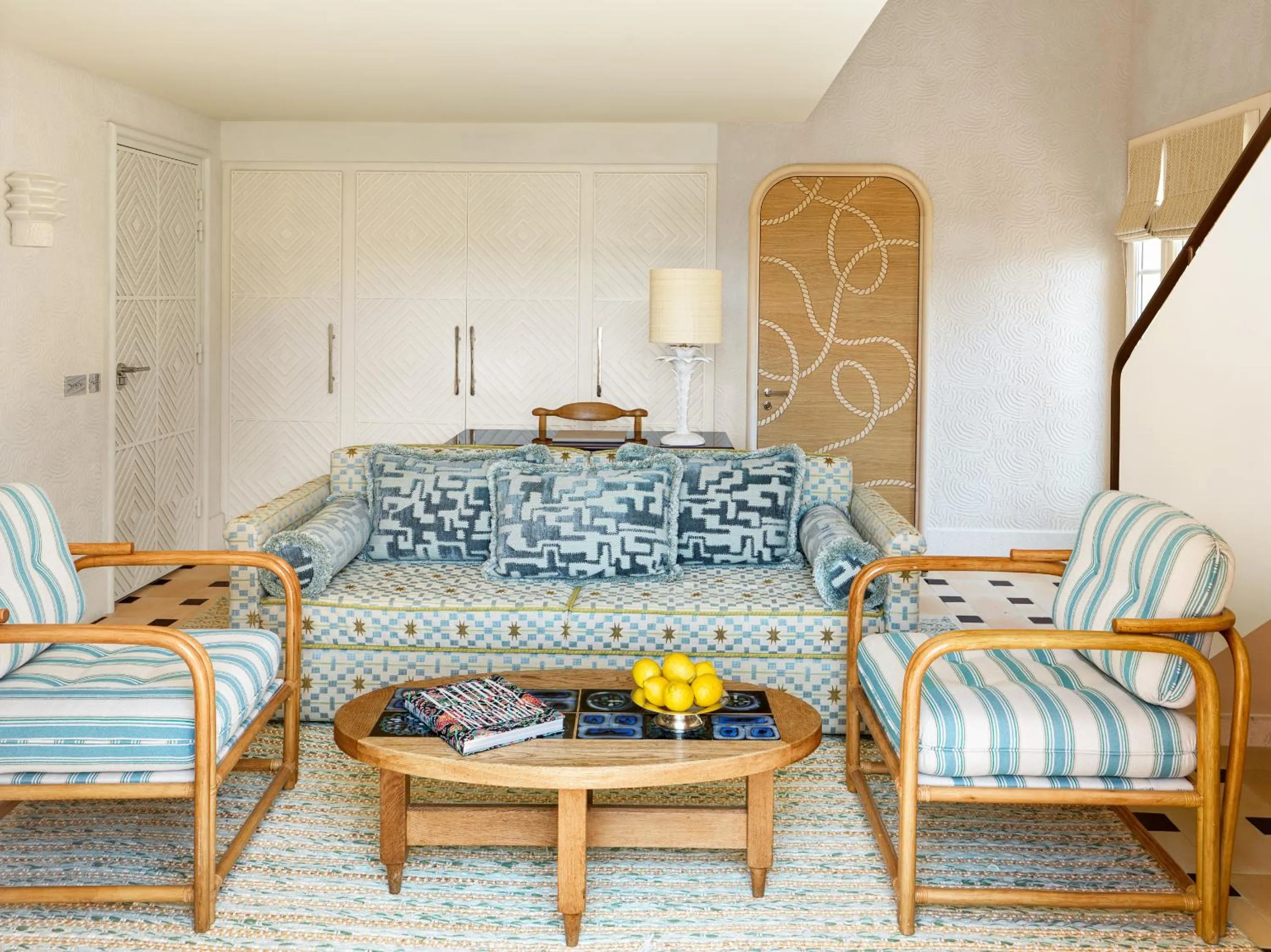 Living room in Hotel Byblos Saint-Tropez