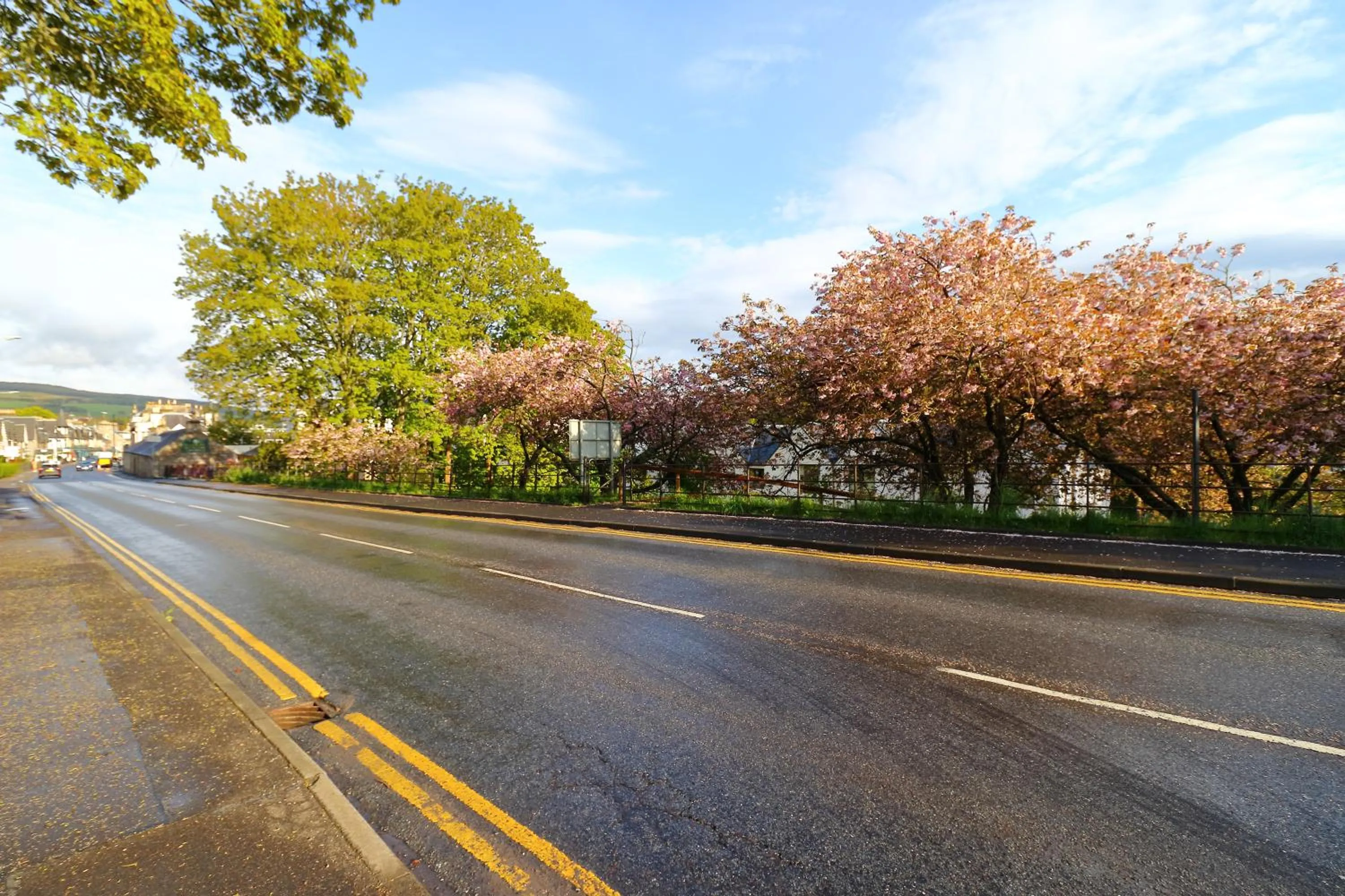 Street view in Westlands of Pitlochry