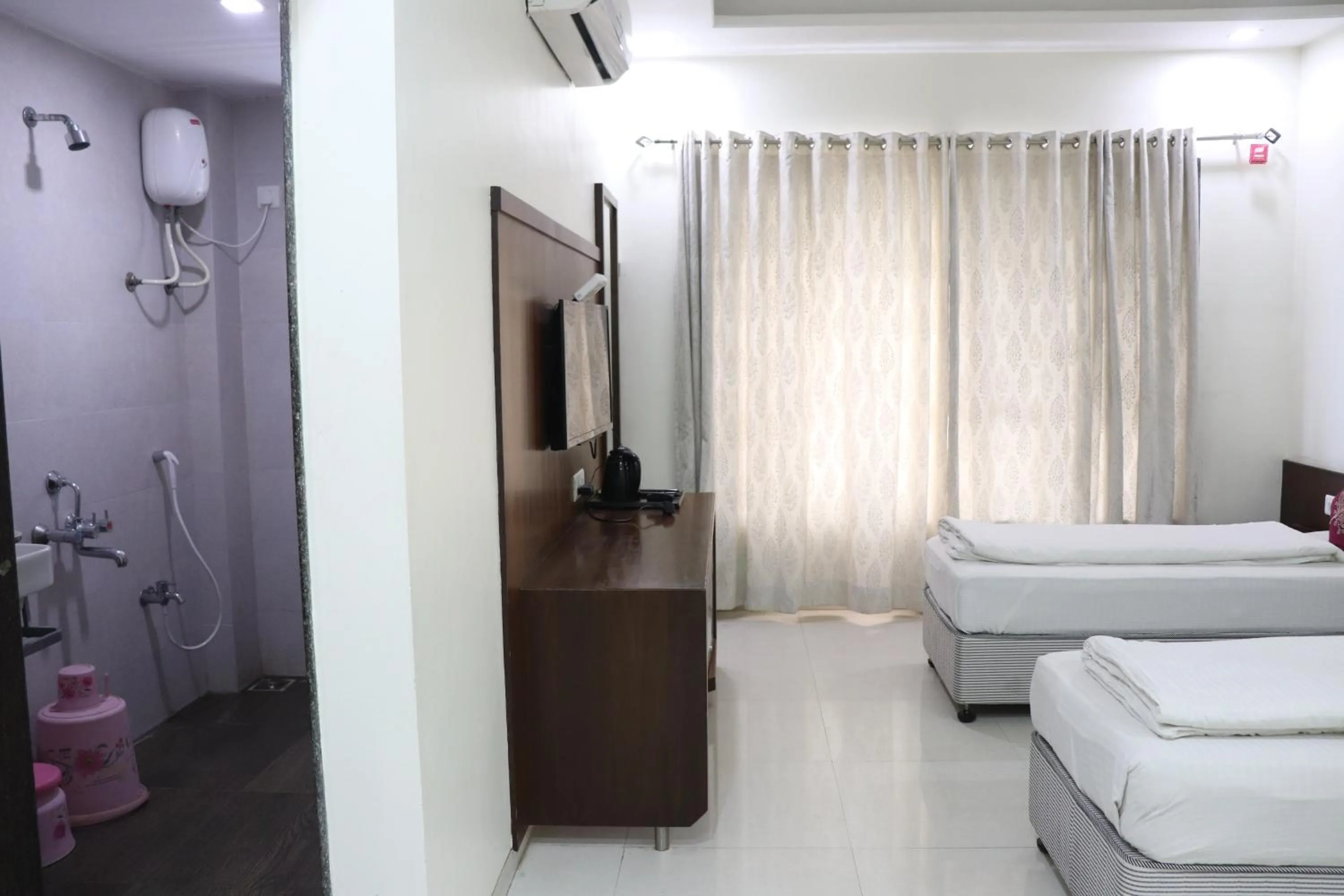 Bed in Hotel Sai Shubham