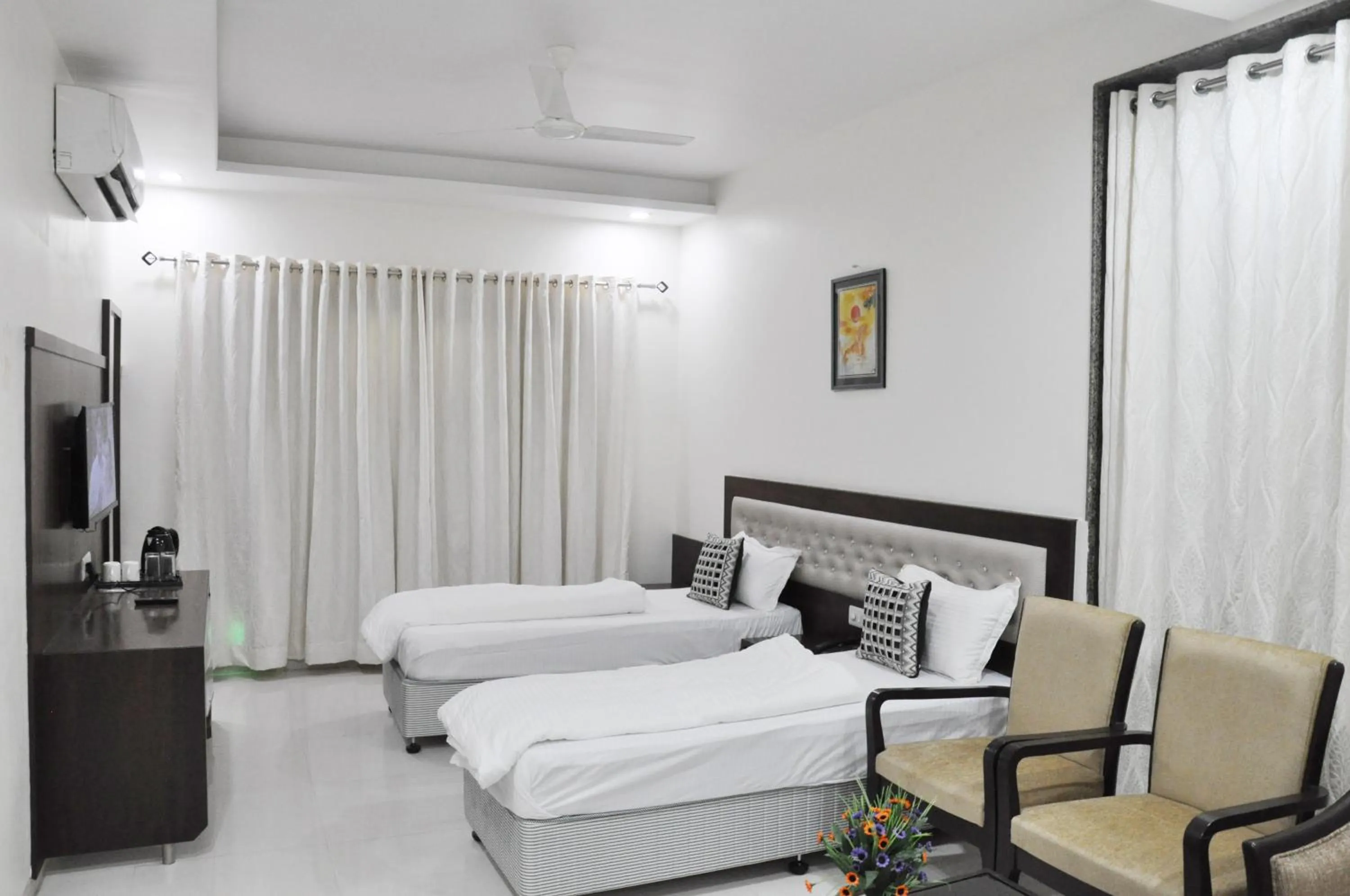 Bed in Hotel Sai Shubham