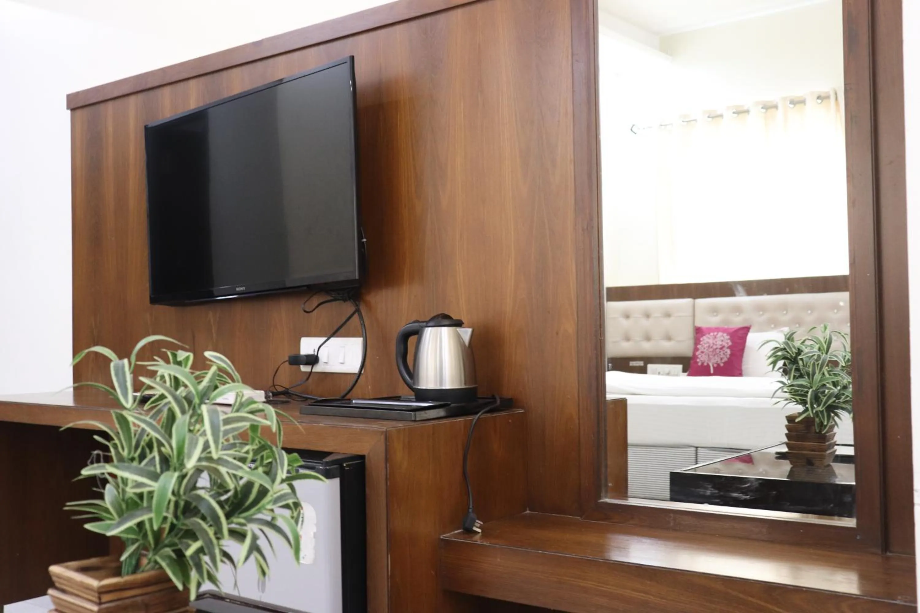 Bed in Hotel Sai Shubham