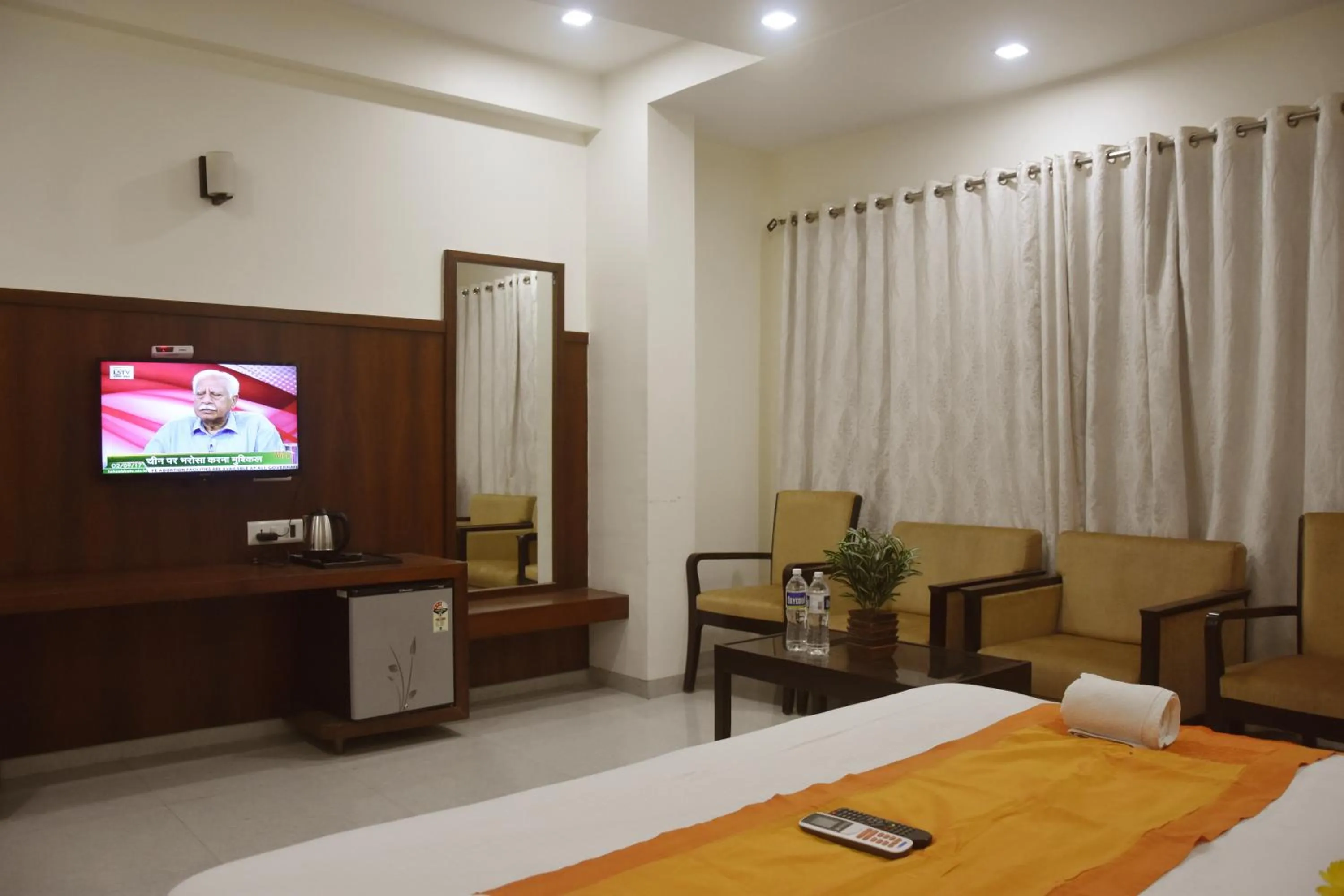 Bed in Hotel Sai Shubham