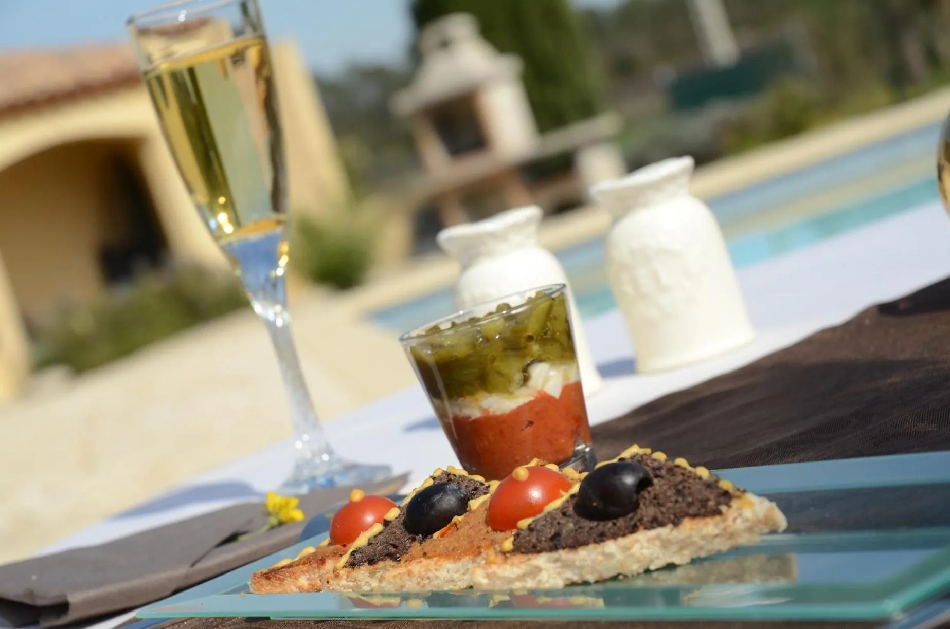 Dinner in Villa des Cammaous