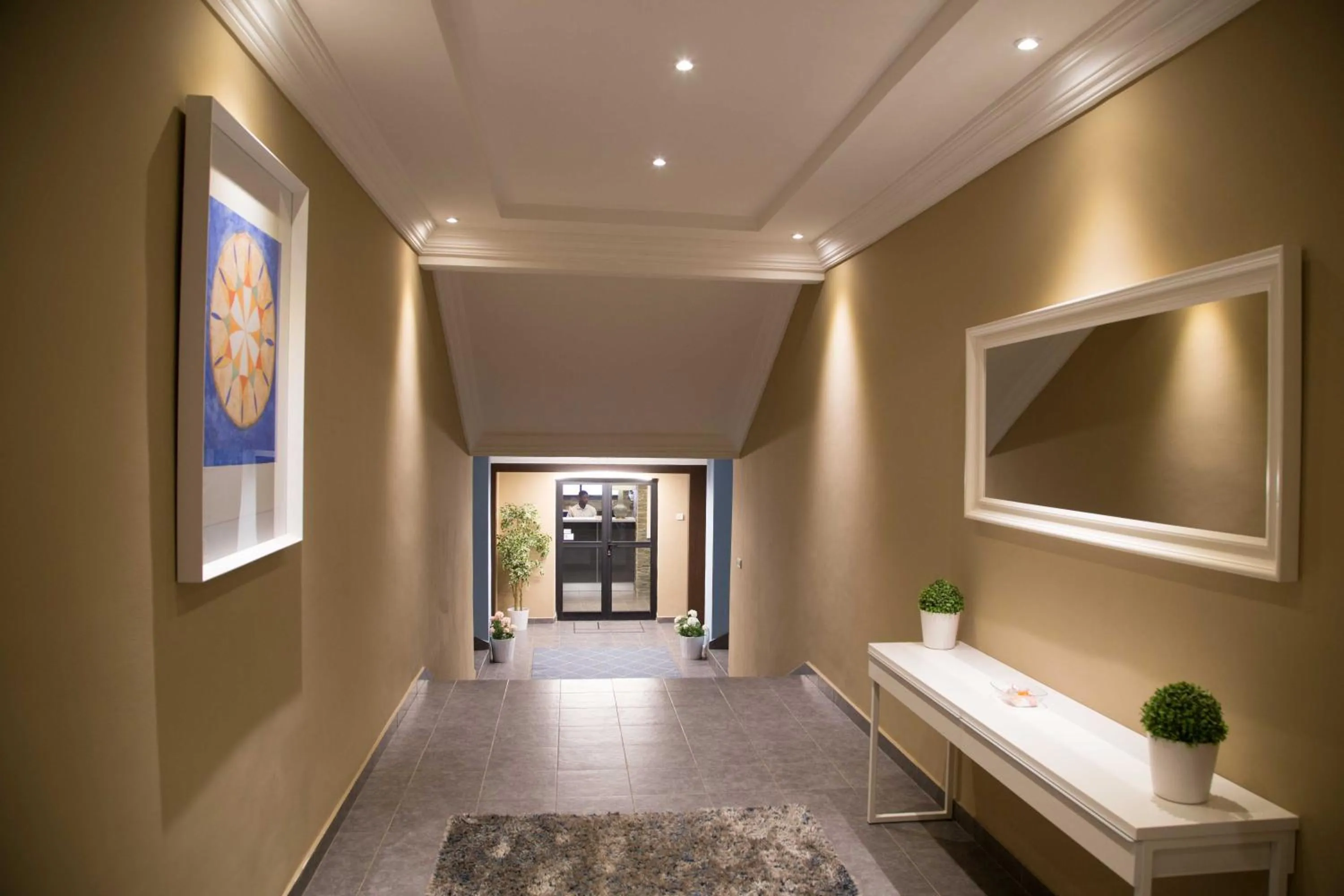 Patio in Hôtel Semiramis City Center