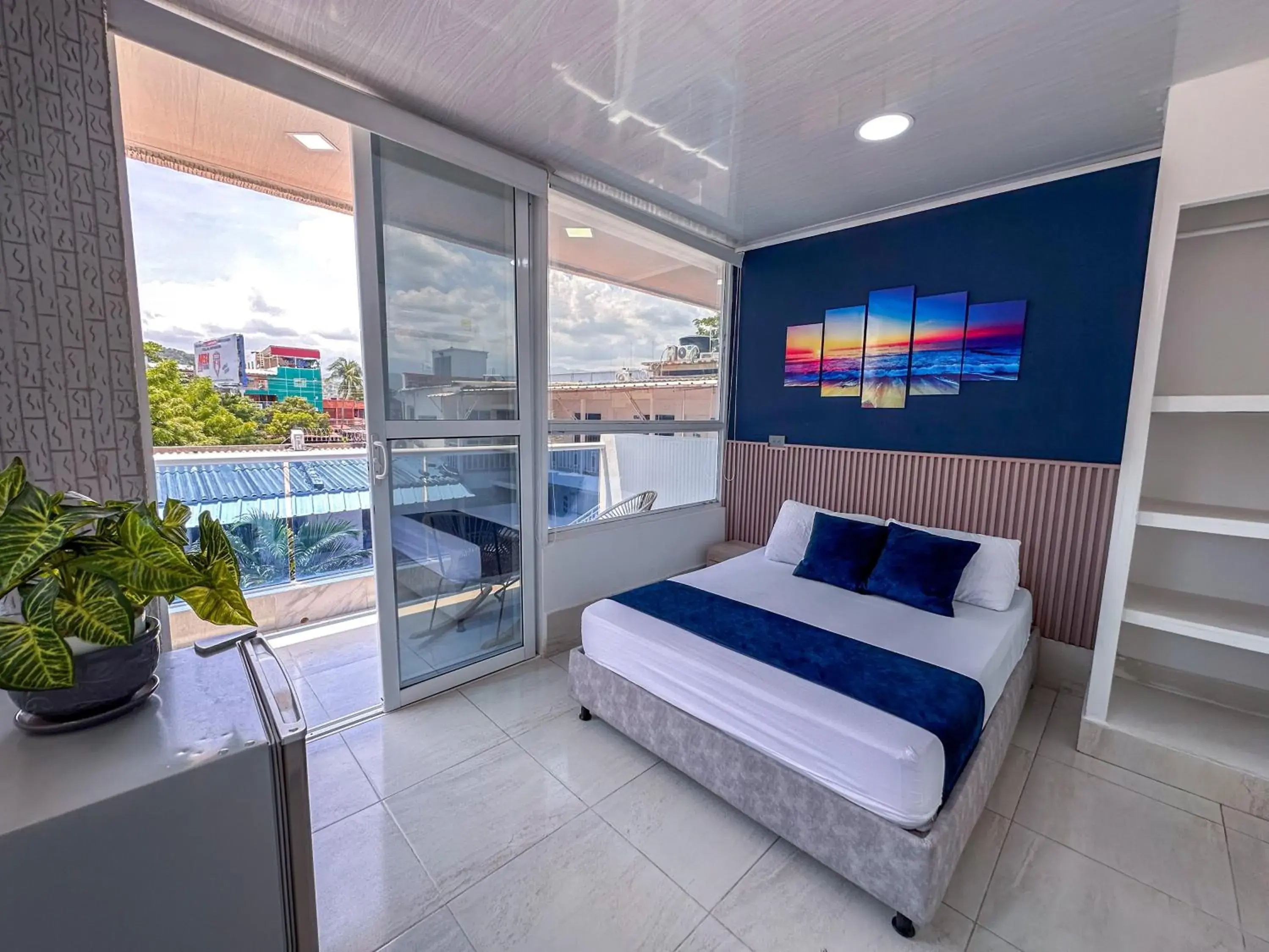 Double Room with Balcony - single occupancy in Hotel Bello Caribe Rodadero Double Room with Balcony - single occupancy in Hotel Bello Caribe Rodadero