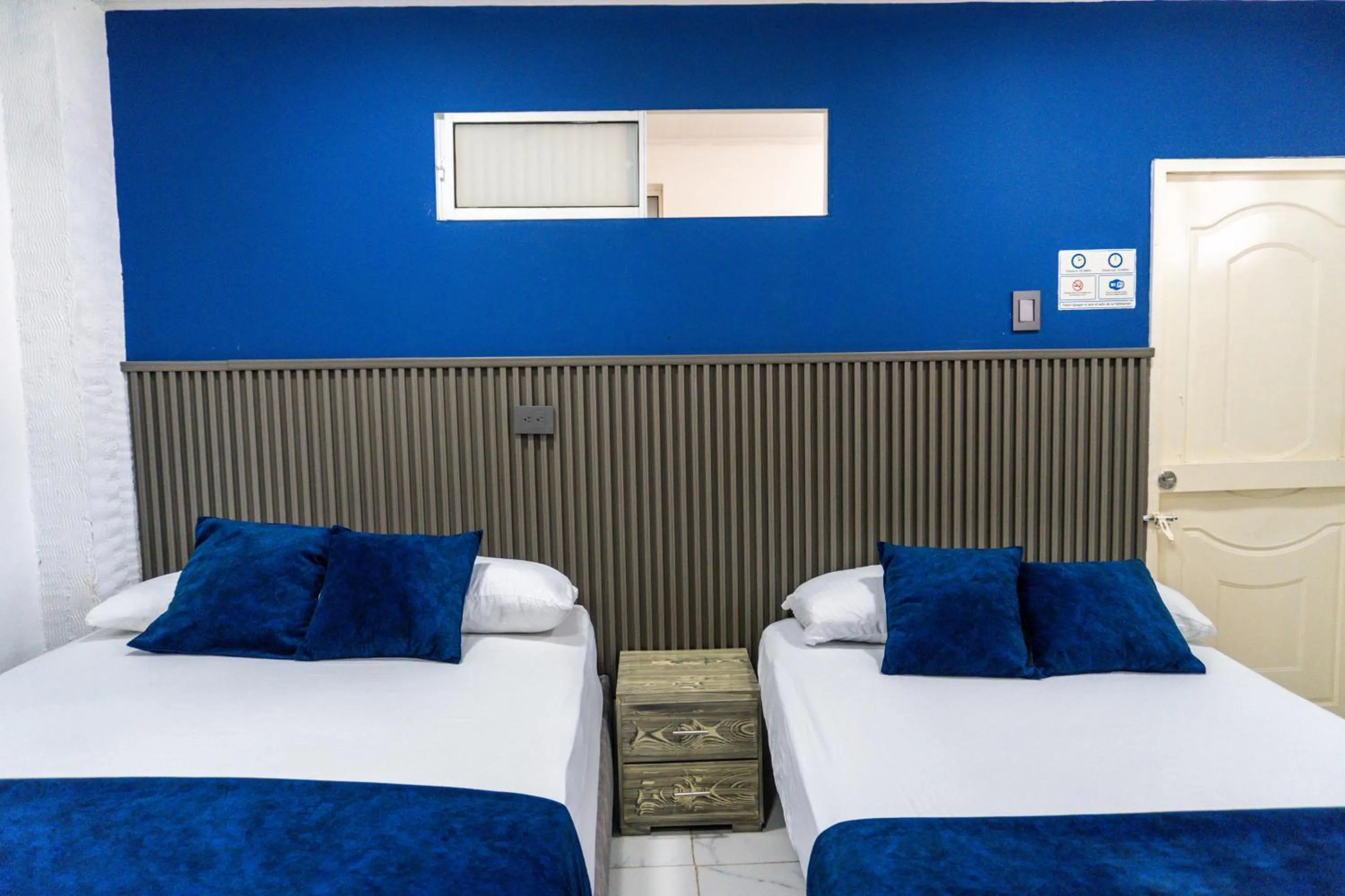 Bed in Hotel Bello Caribe Rodadero