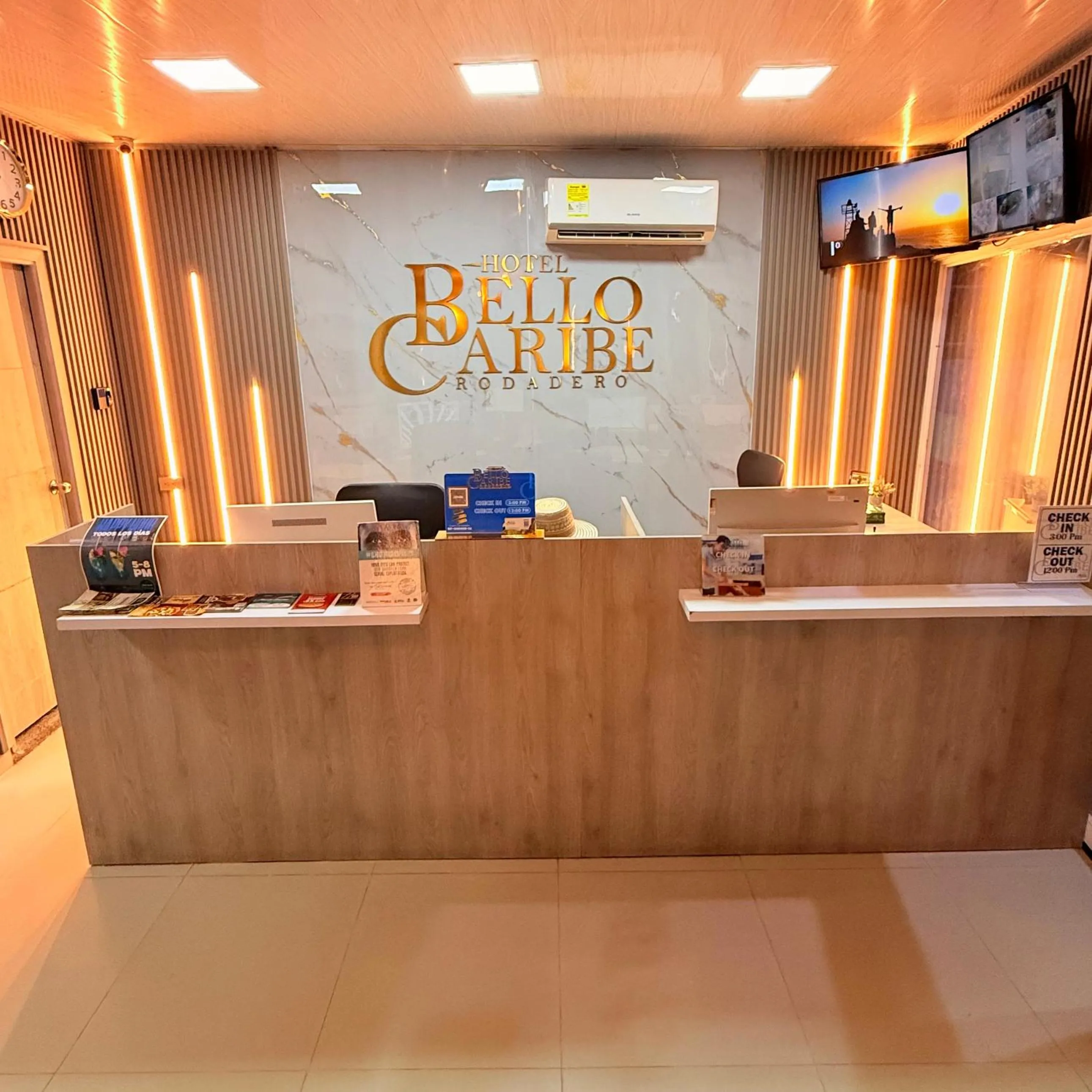 Lobby or reception in Hotel Bello Caribe Rodadero