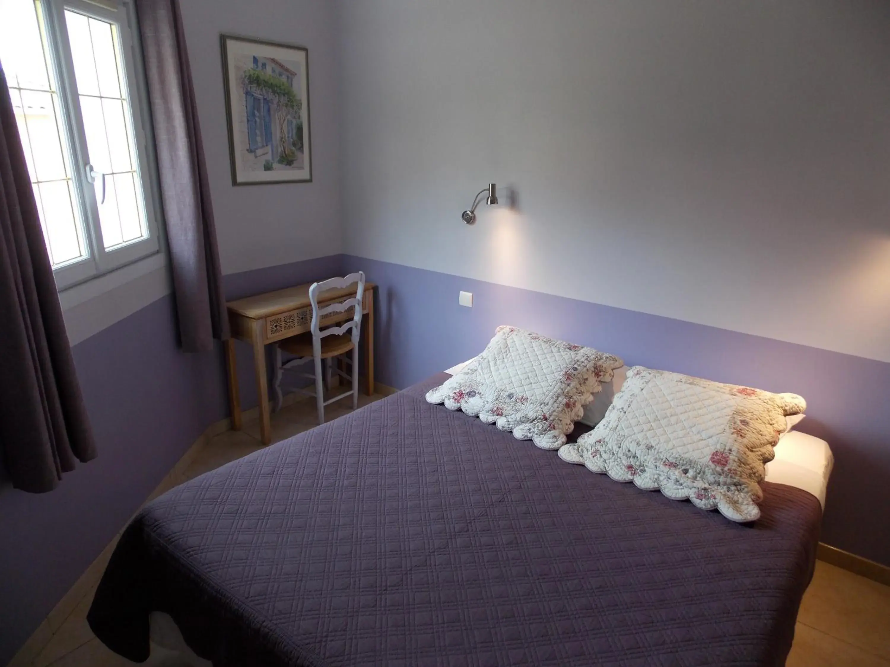 Double Room Street Side in Au Relais Provencal Double Room Street Side in Au Relais Provencal