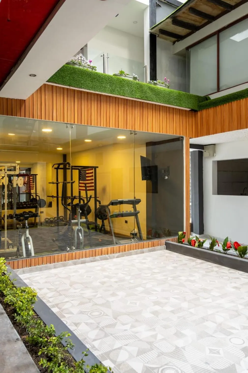 Fitness centre/facilities in Hotel Santiago de Compostella Suites