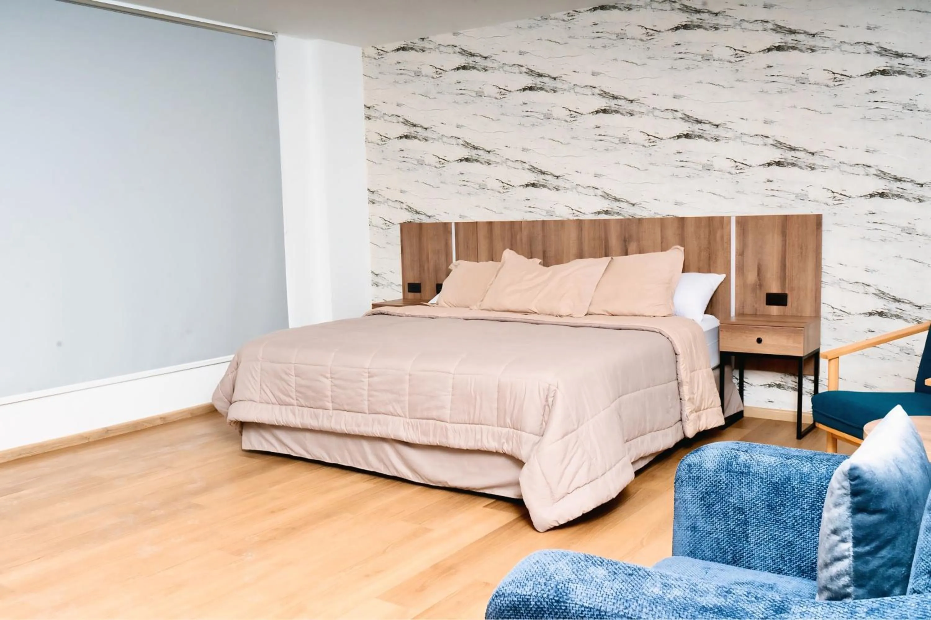 Bed in Hotel Santiago de Compostella Suites