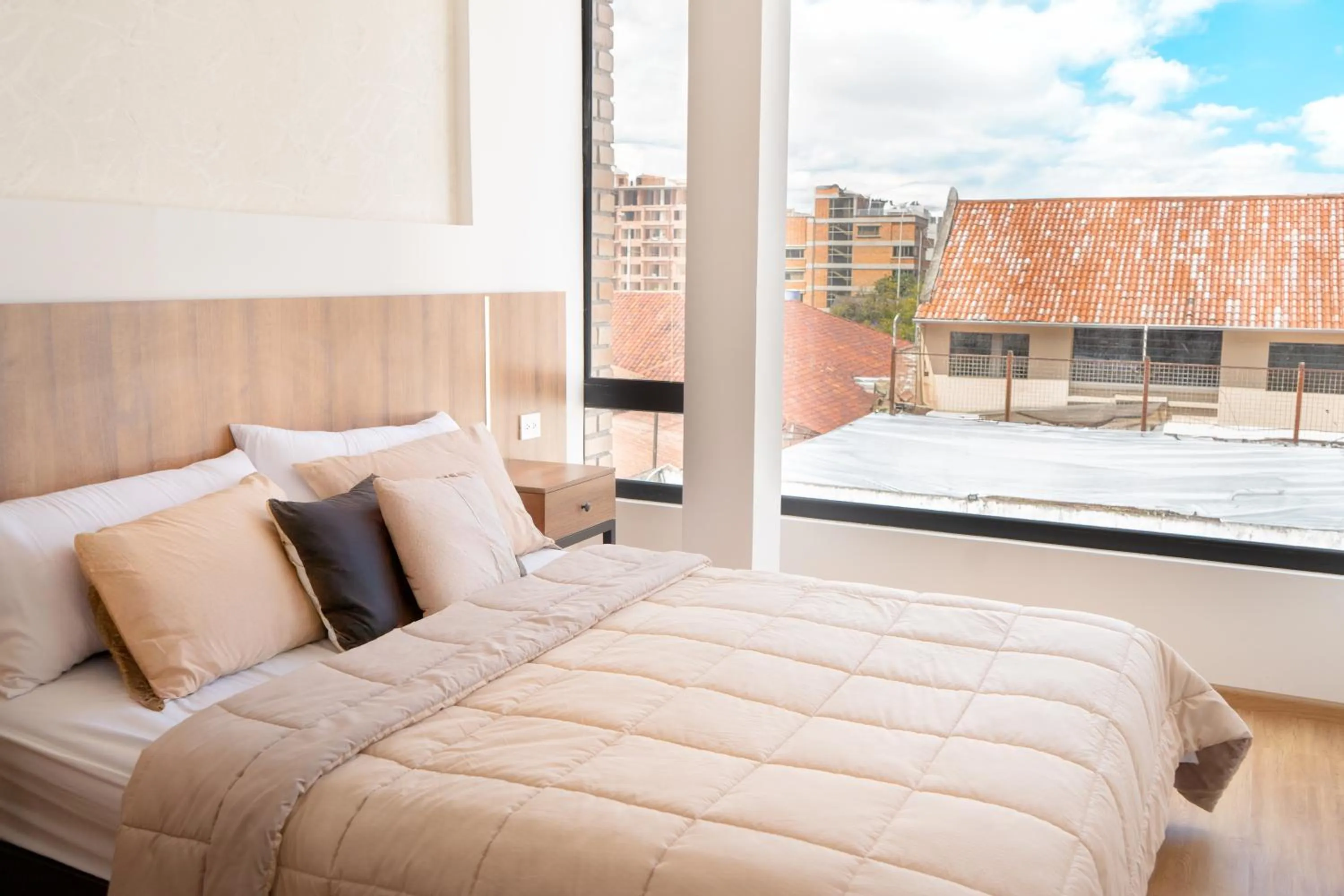 Bed in Hotel Santiago de Compostella Suites