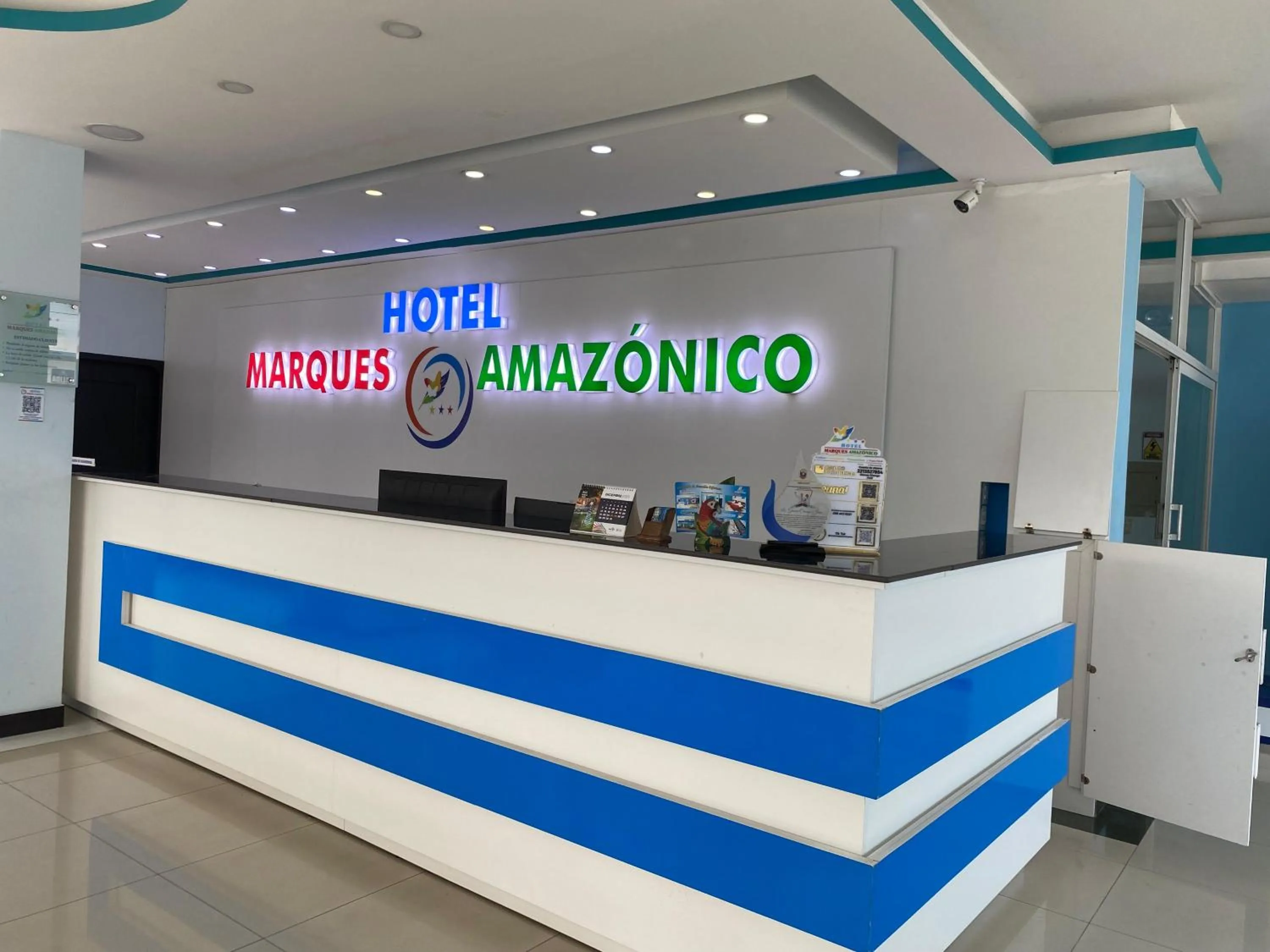 Lobby or reception in Hotel Marques Amazonico