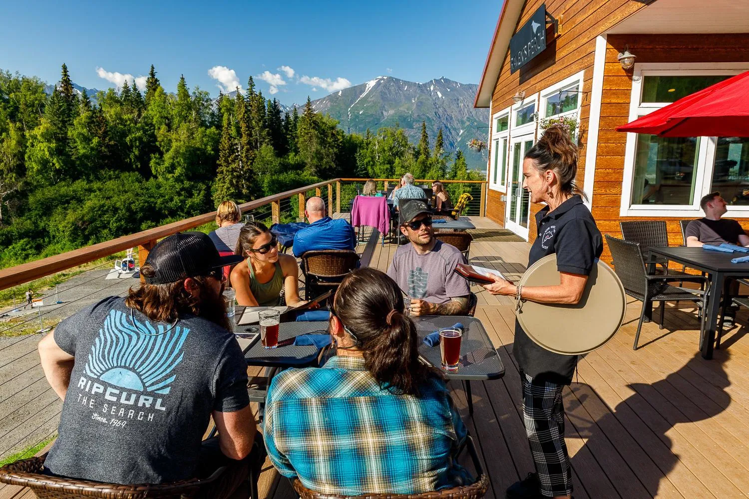 Balcony/Terrace in Alaska Glacier Lodge