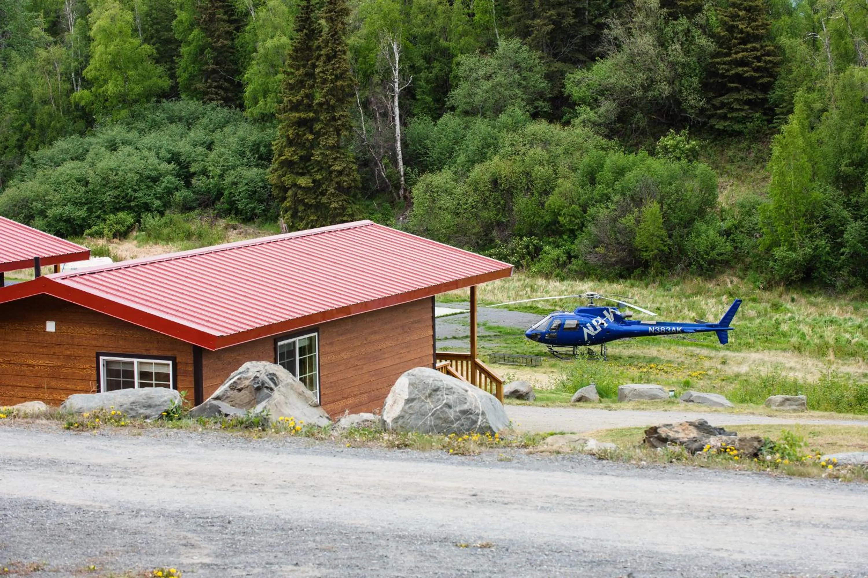 Property building in Alaska Glacier Lodge
