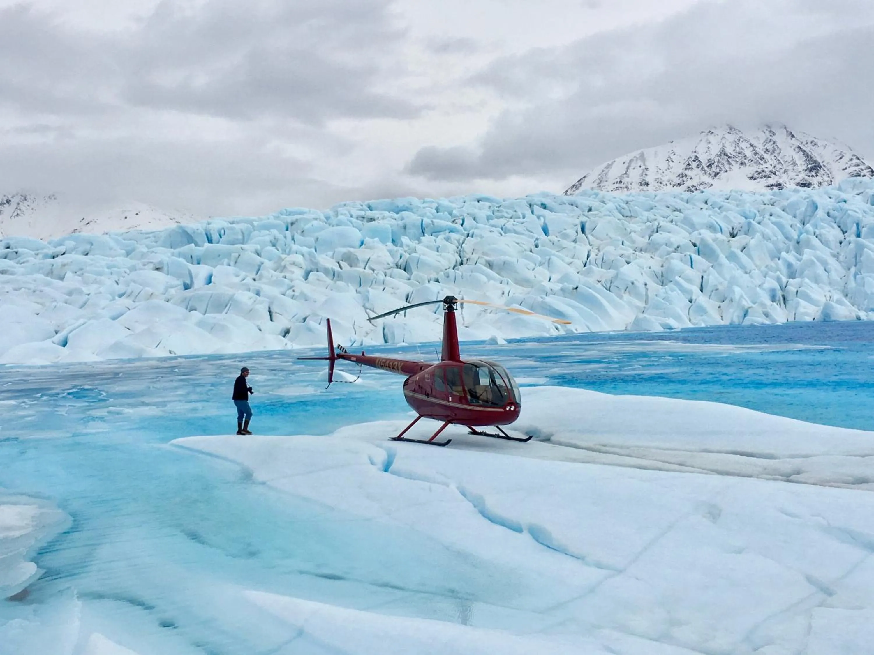 Natural landscape in Alaska Glacier Lodge