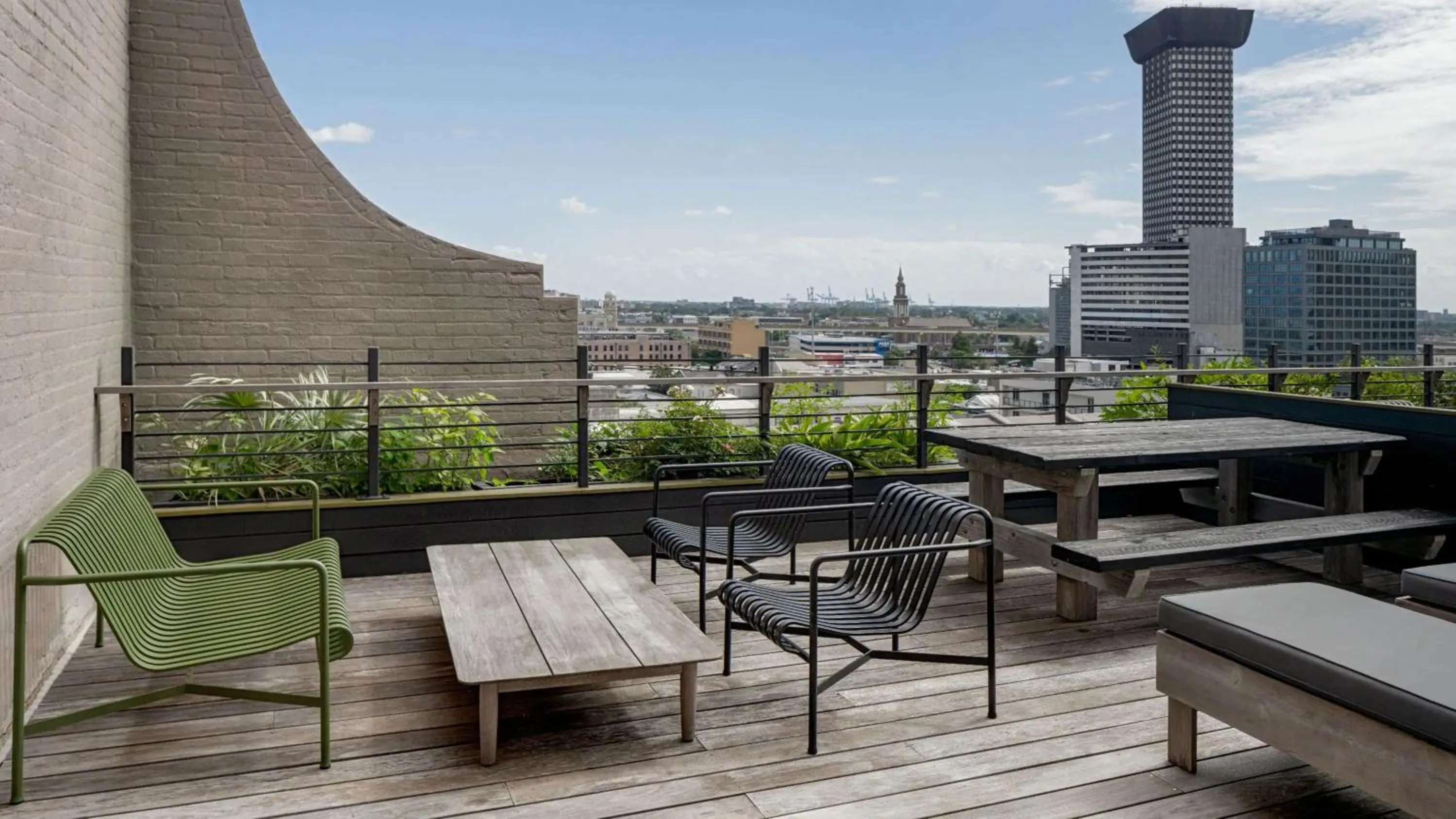 Patio in Ace Hotel New Orleans