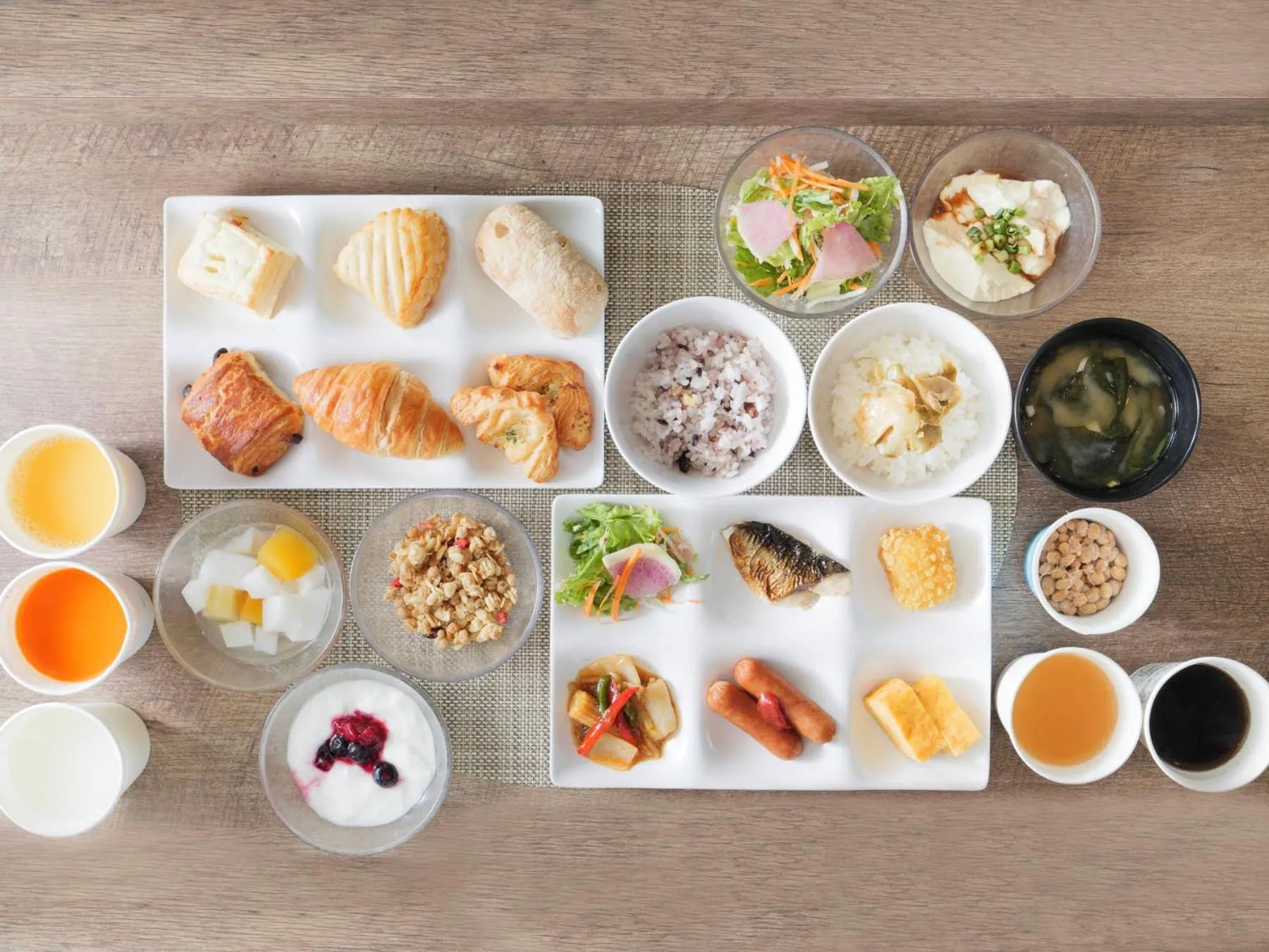 Breakfast in Super Hotel Yokohama Kannai