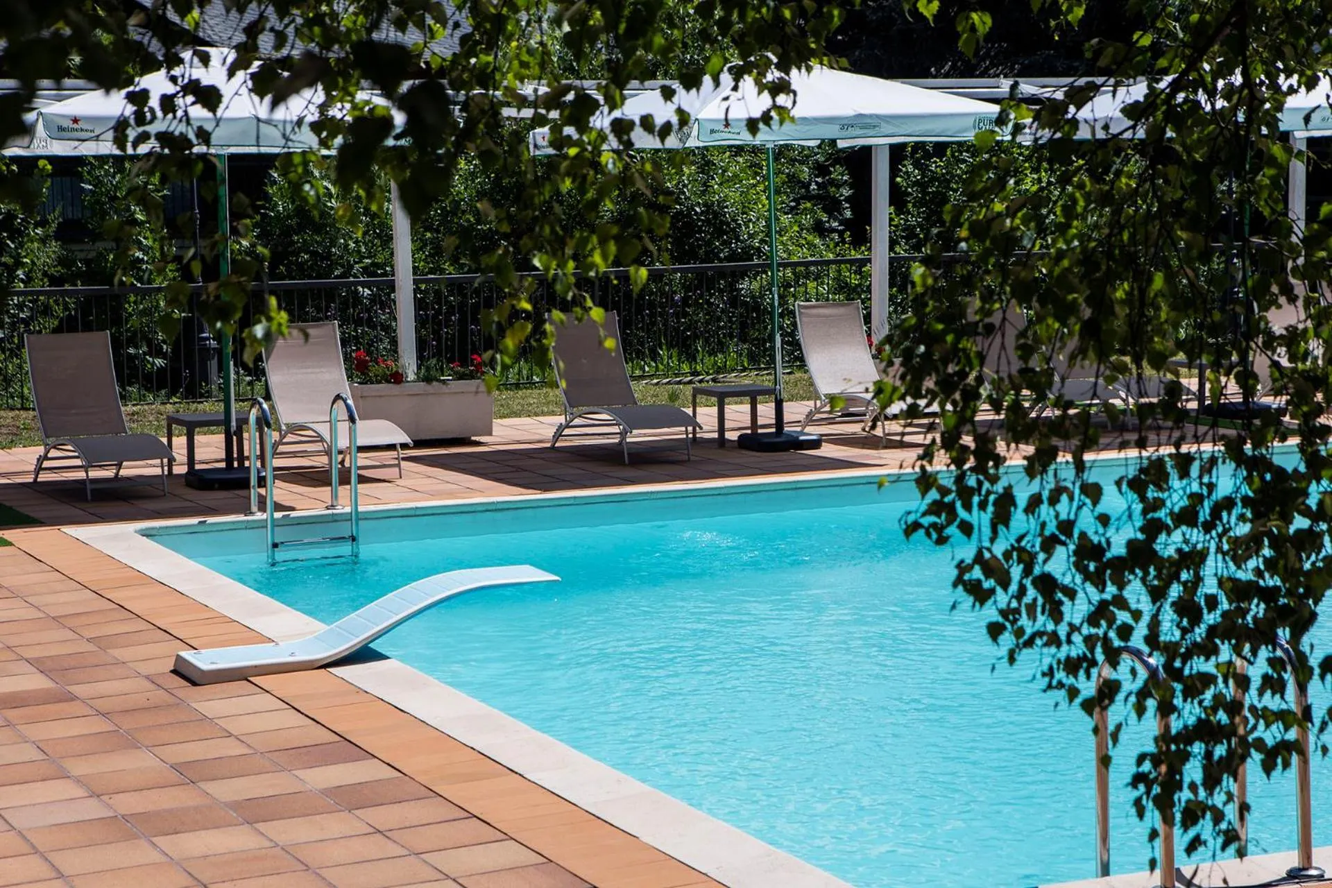 Swimming pool in Hotel Sant Gothard by Nexta