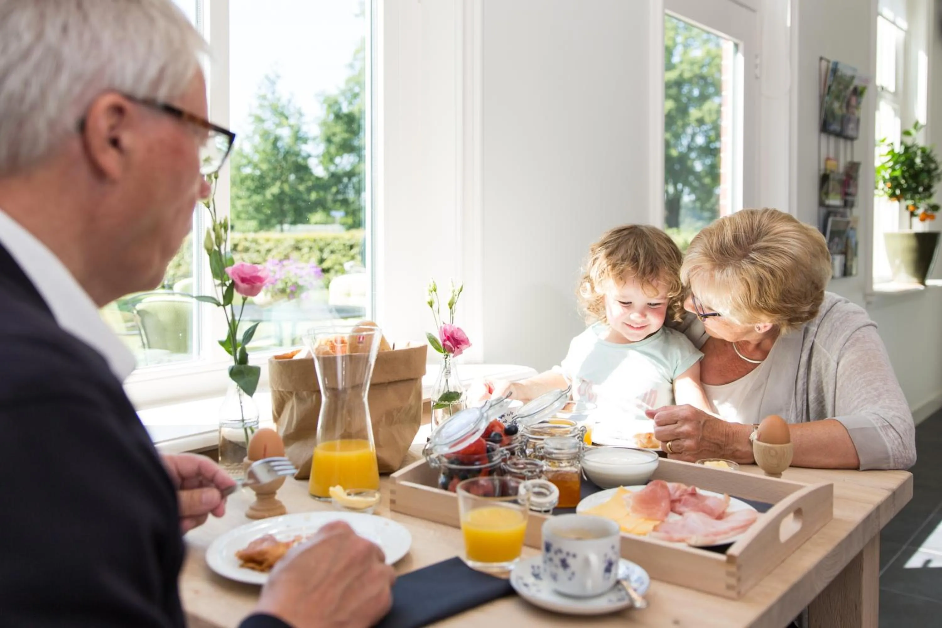 Food close-up in B&B De Beiert