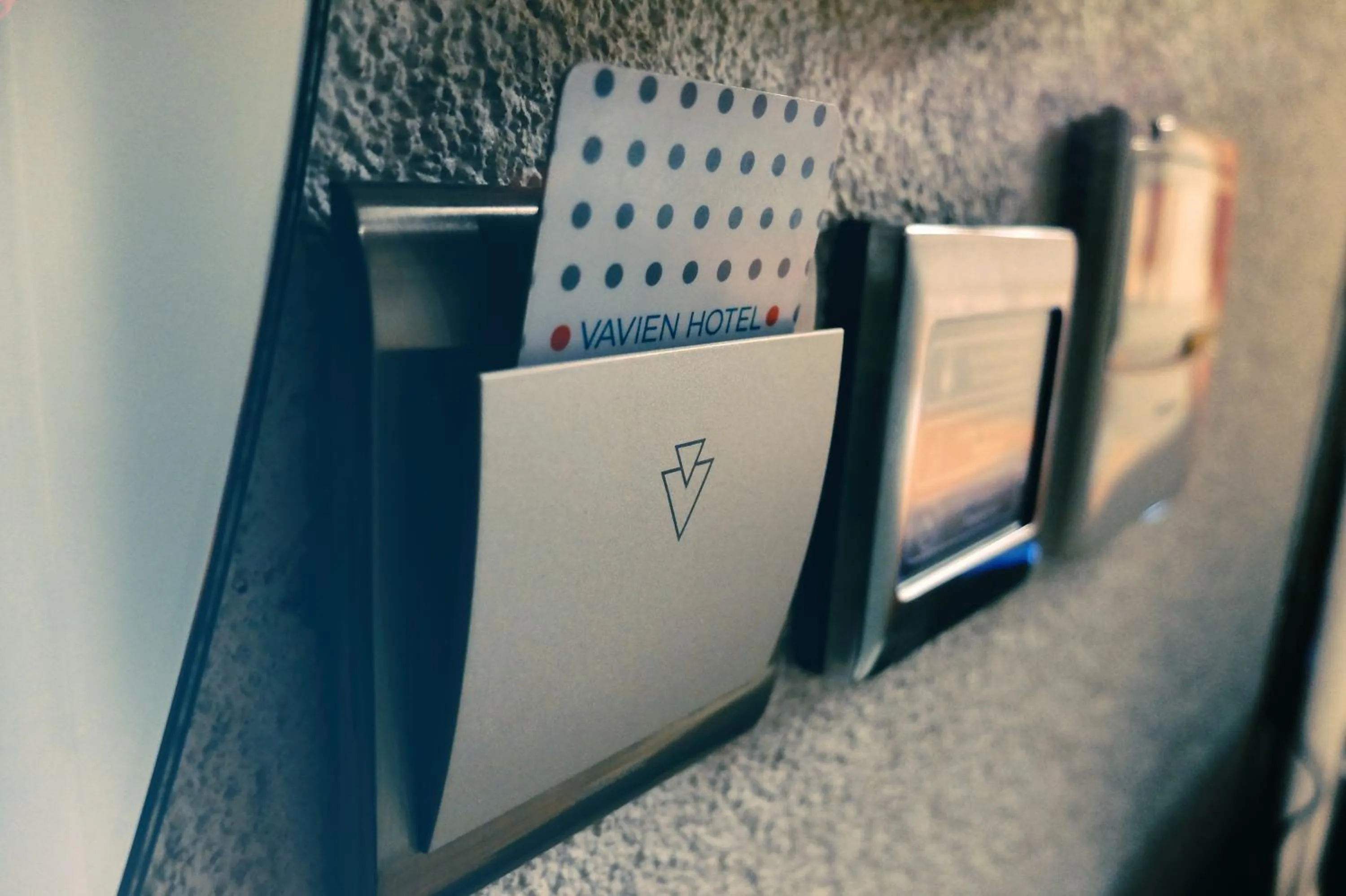 Decorative detail in Vavien Hotel