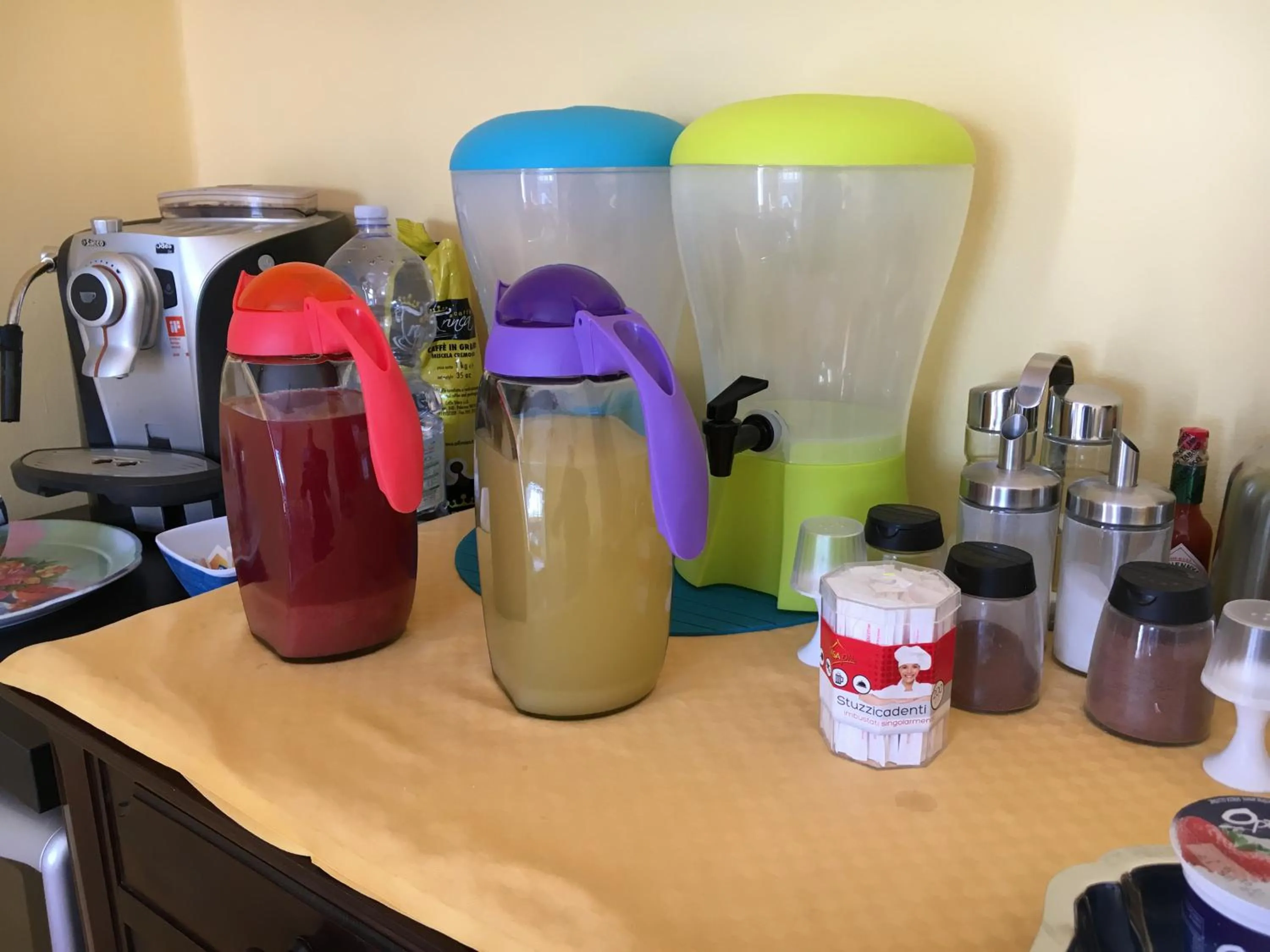 Food and drinks in La Città degli Dei