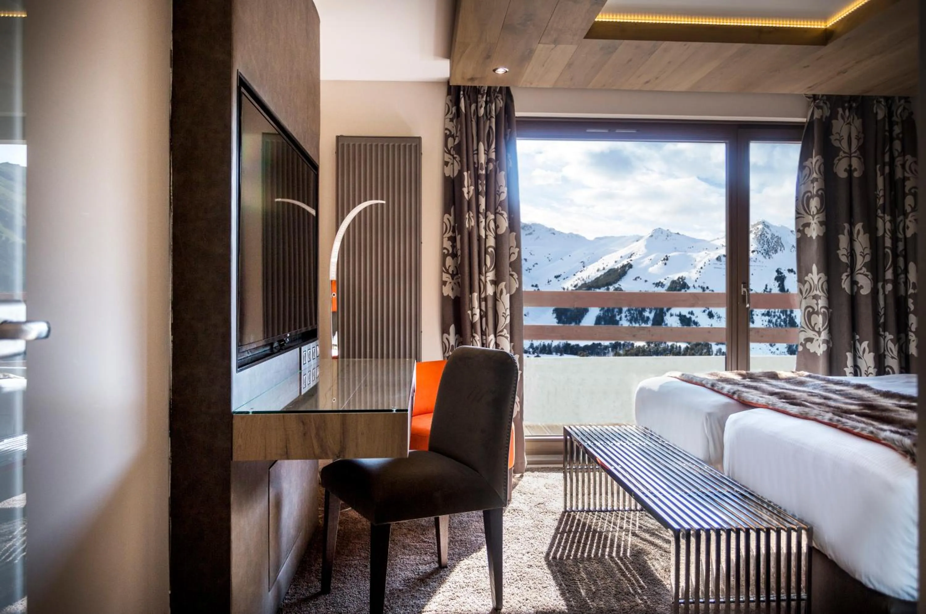 Decorative detail, Bed in Hôtel Taj-I Mah by Les Etincelles