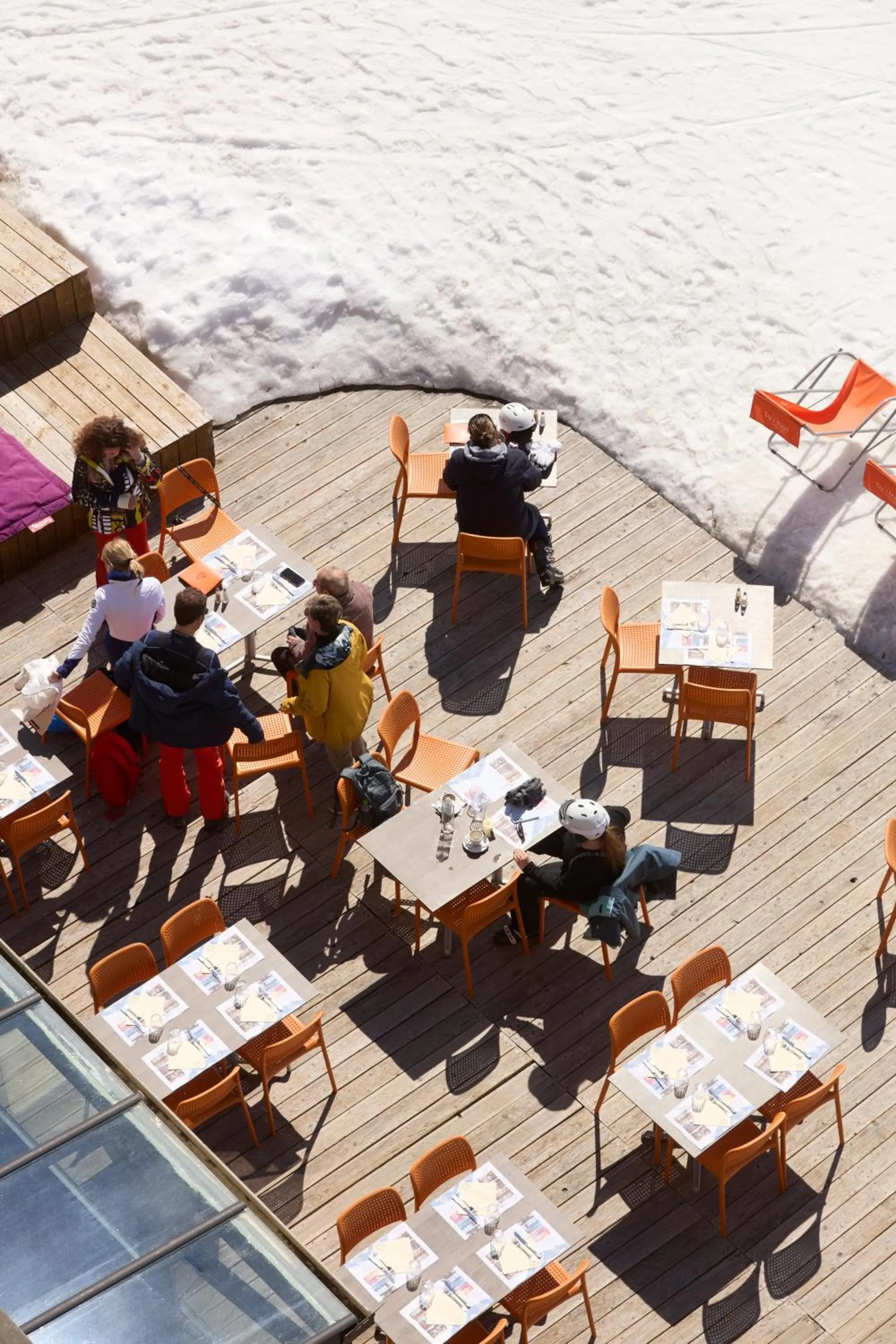 Patio in Hôtel Taj-I Mah by Les Etincelles