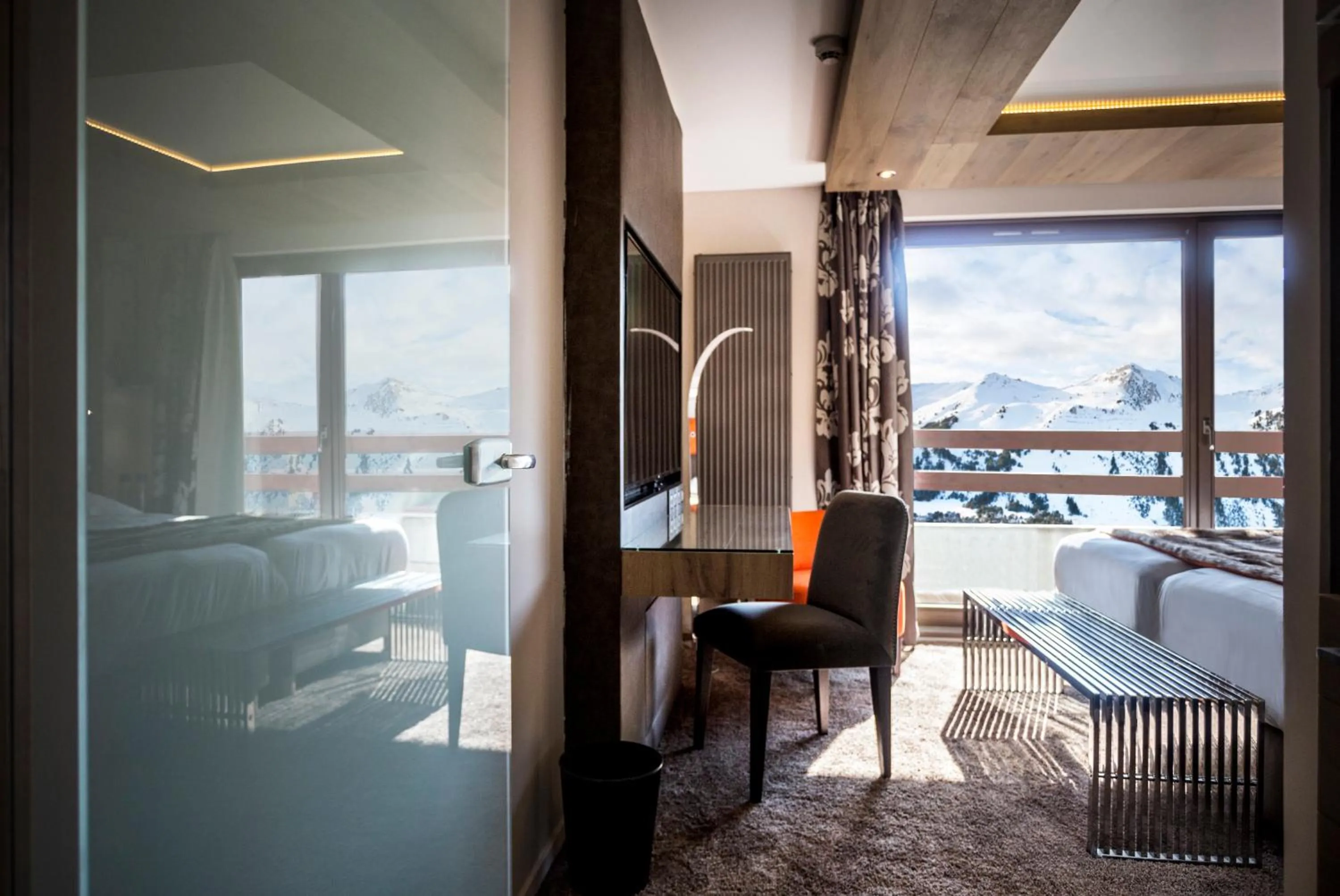 Seating area in Hôtel Taj-I Mah by Les Etincelles