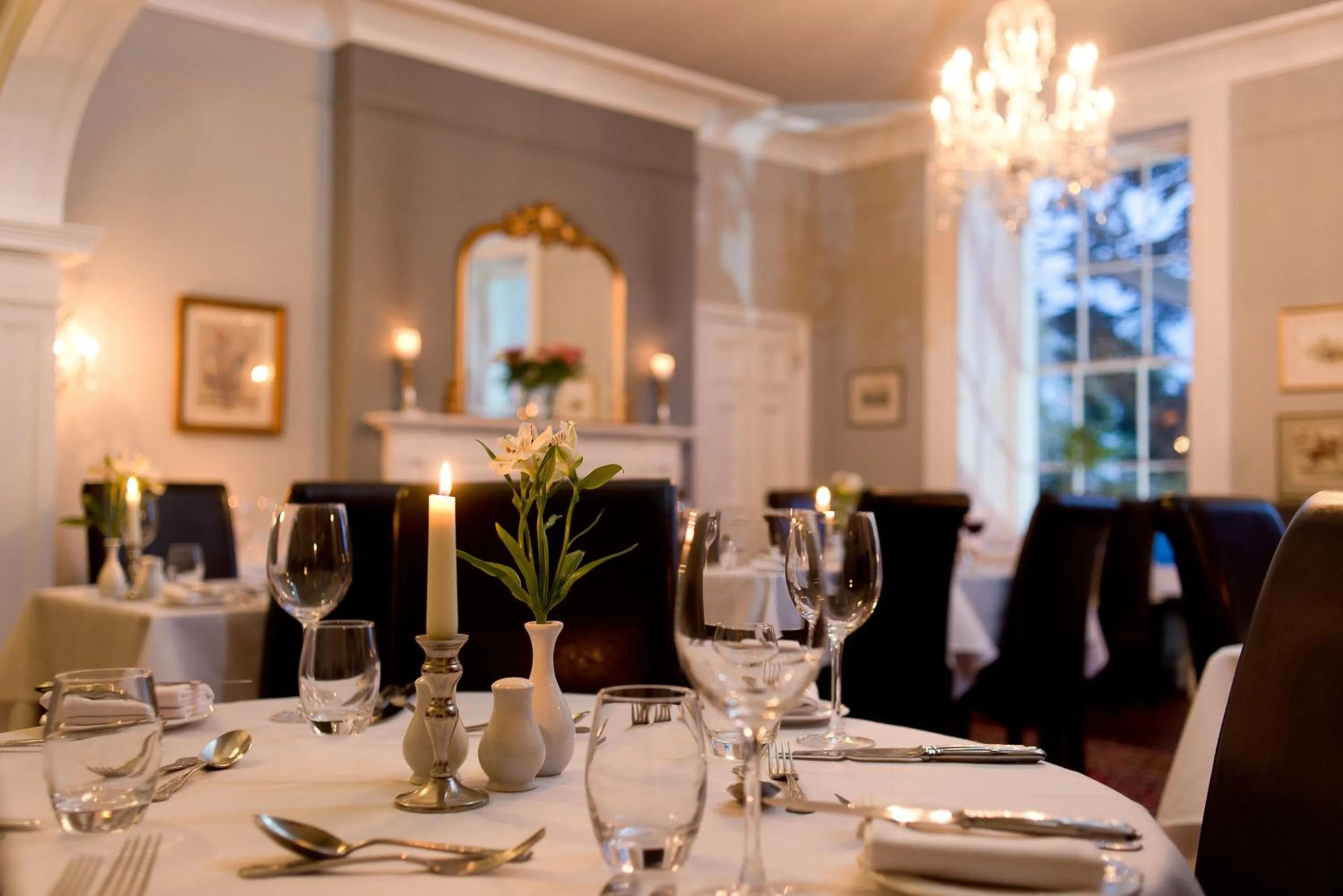 Restaurant/places to eat in Glewstone Court Country House Hotel