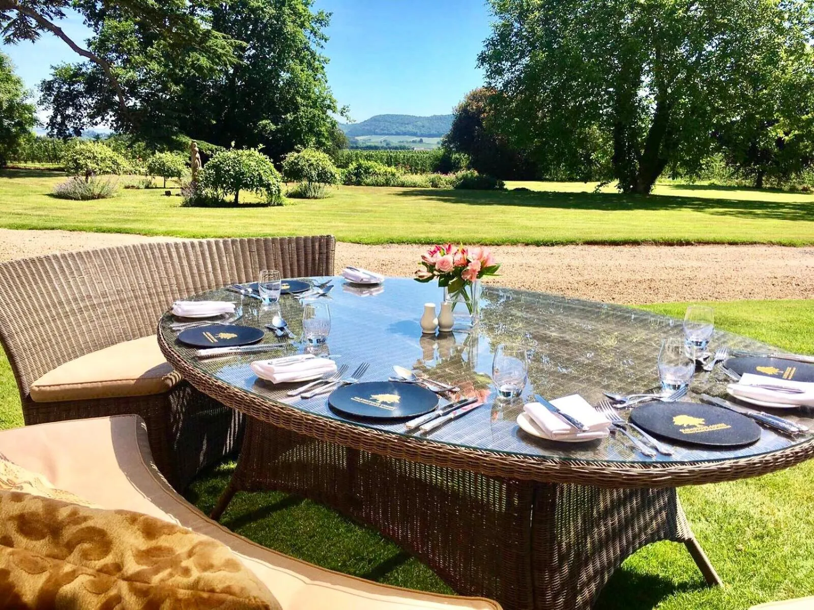 Garden in Glewstone Court Country House Hotel