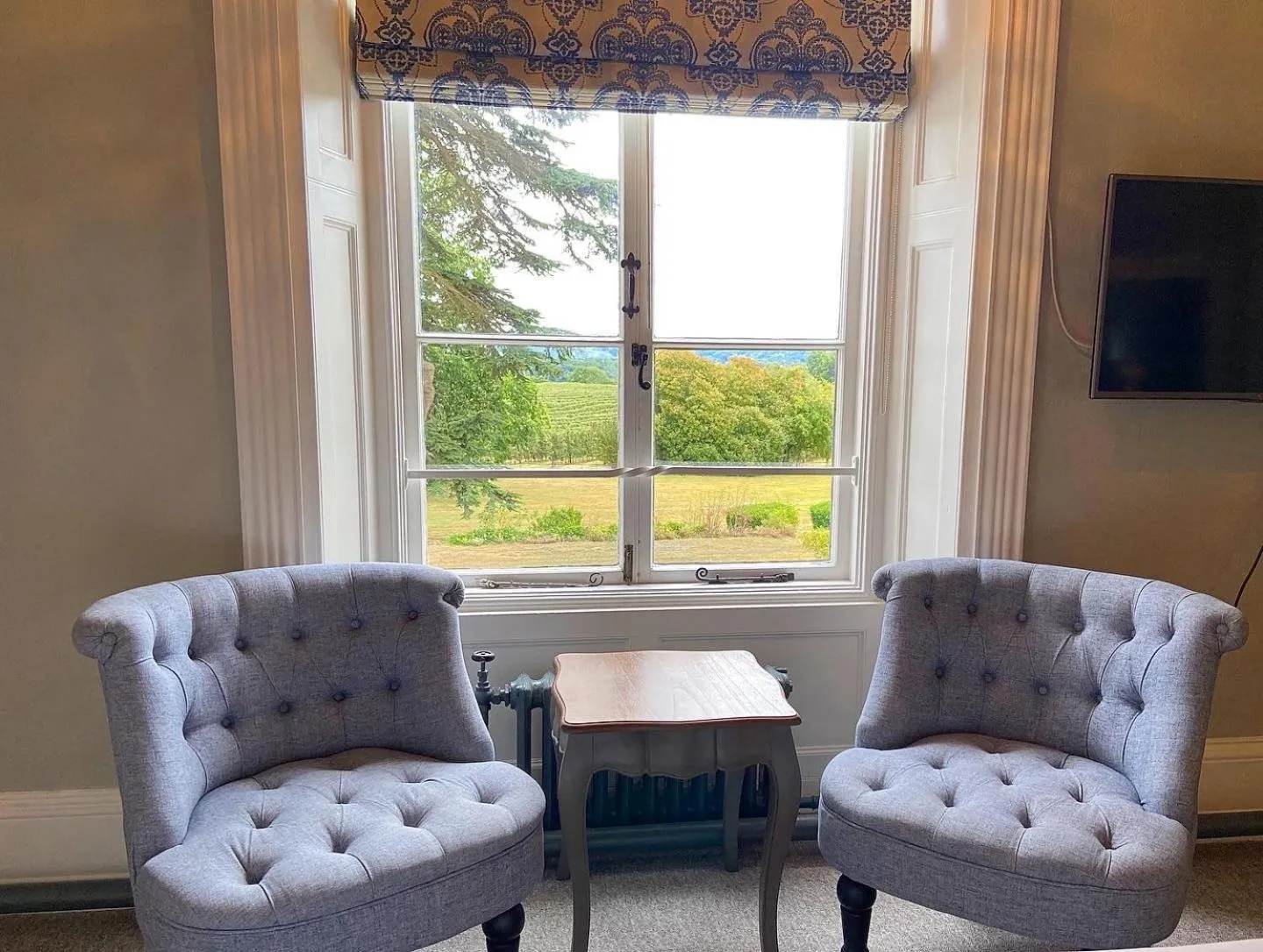 Seating area in Glewstone Court Country House Hotel