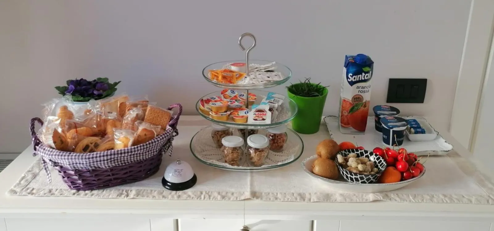 Food and drinks in Residenza Guglielmi