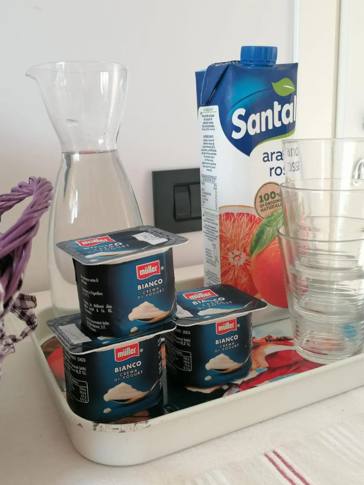 Food and drinks in Residenza Guglielmi