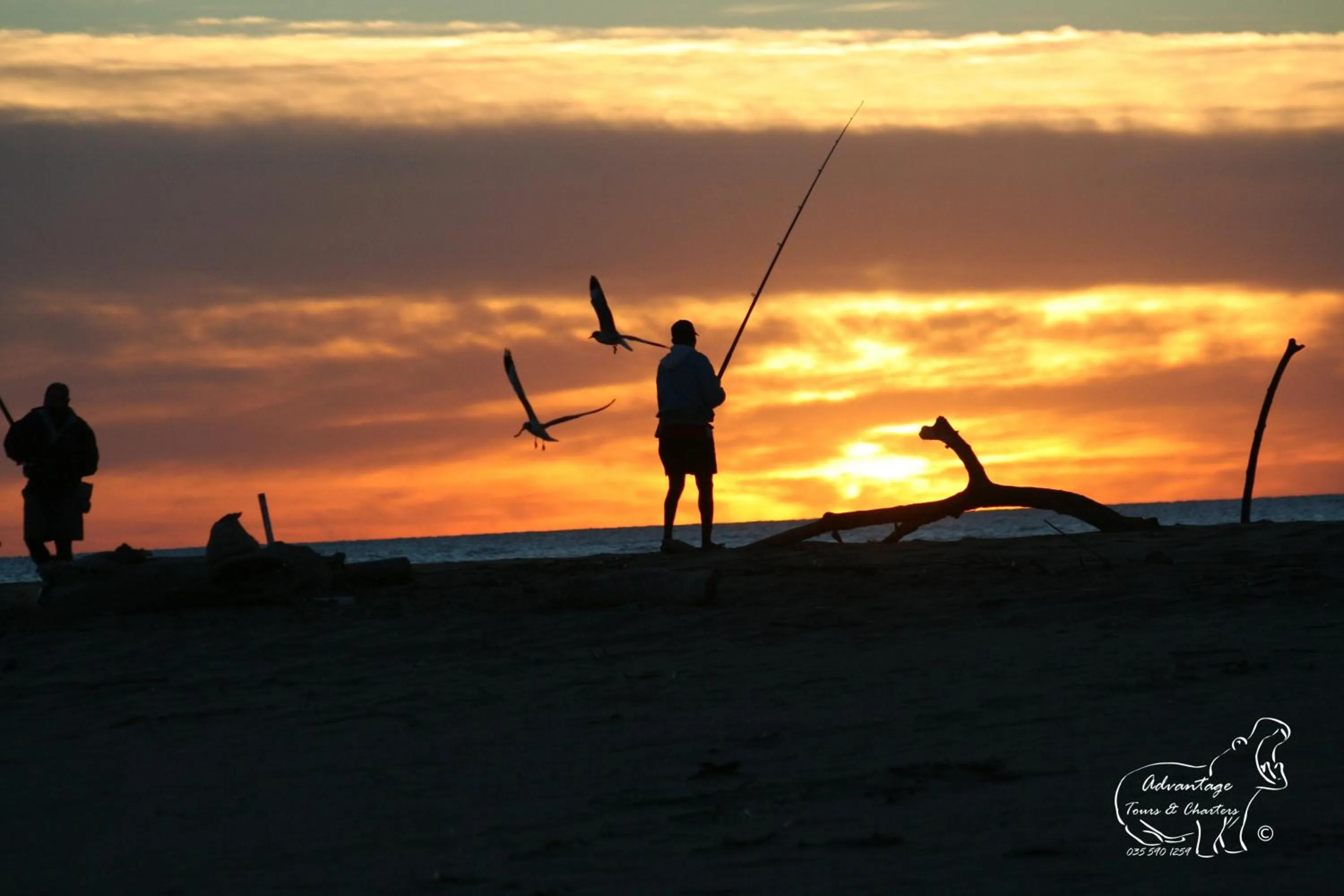 Fishing in The Sandpiper
