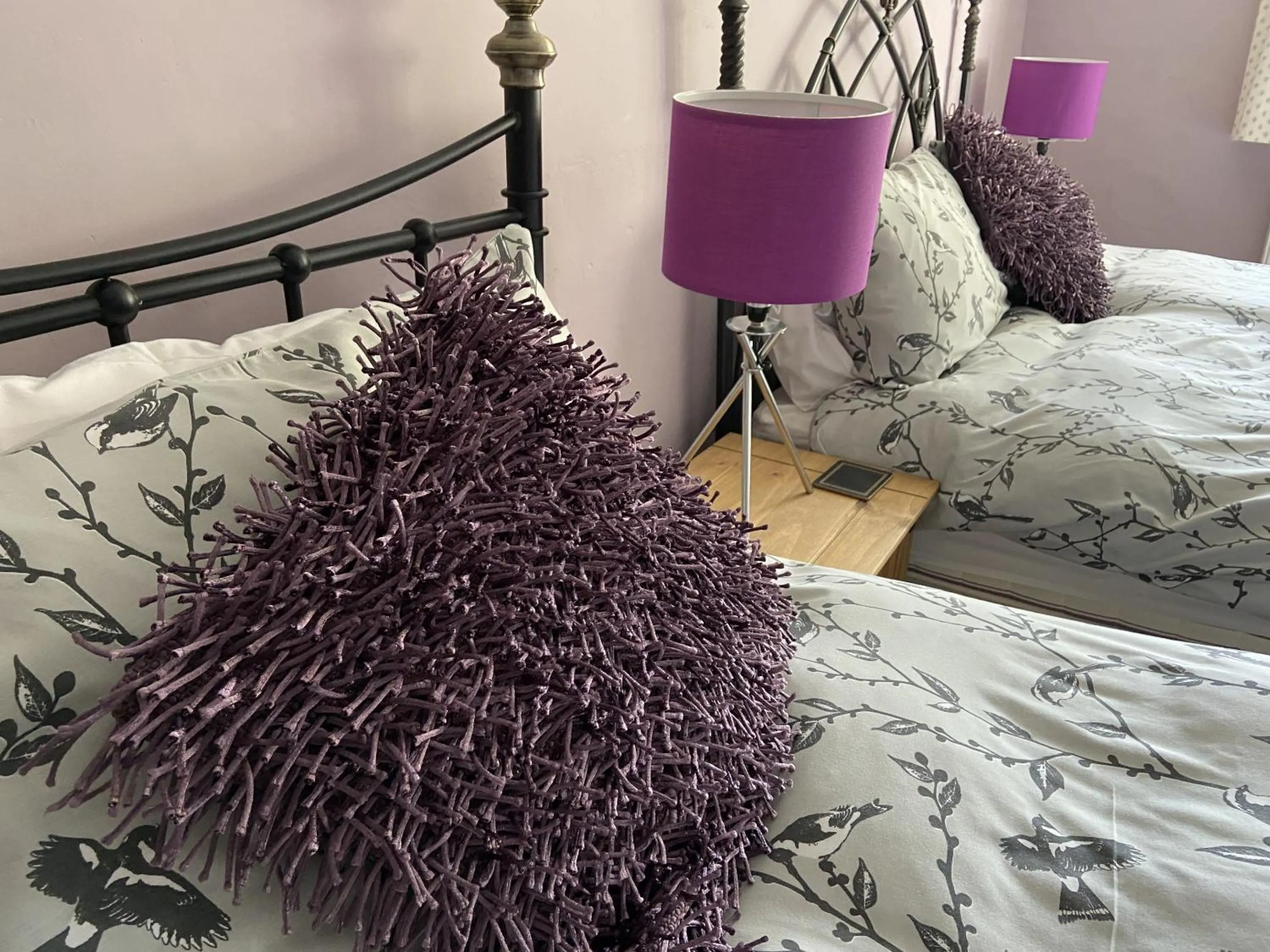 Bedroom, Bed in Yallands Farmhouse