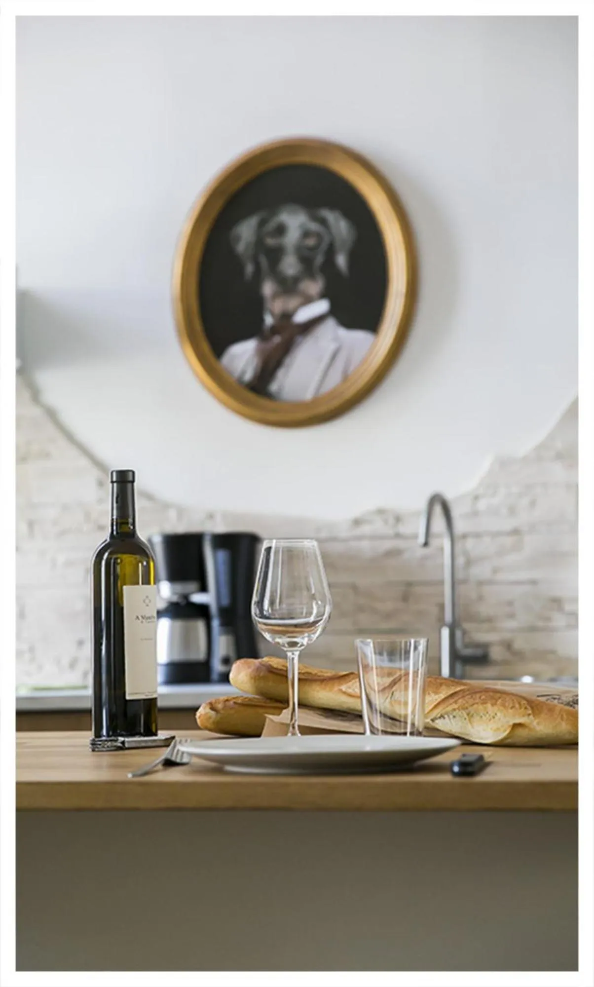 Kitchen or kitchenette in URBAN LOFT & SPA Marseille