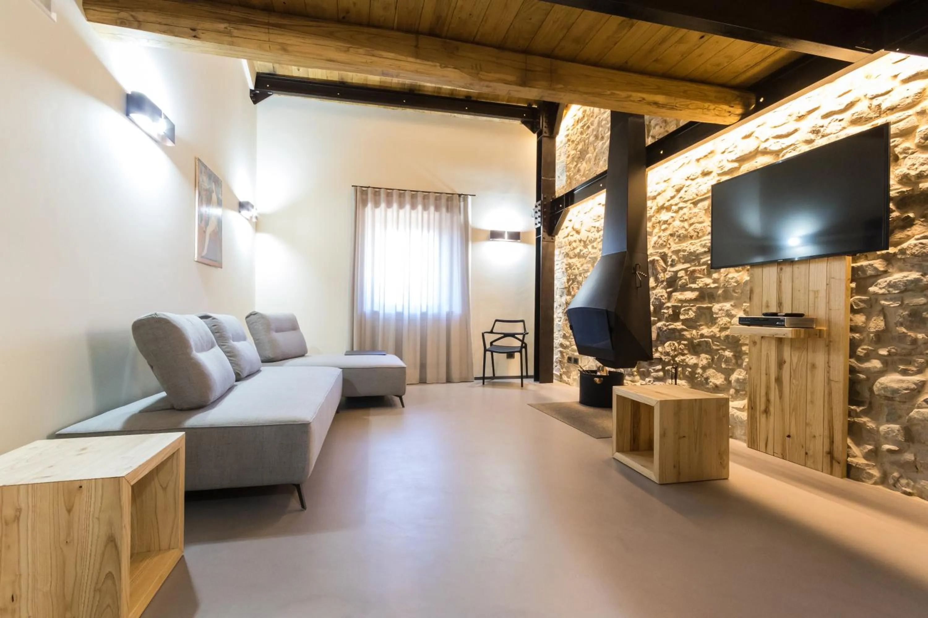 Living room in Borgotufi Albergo Diffuso