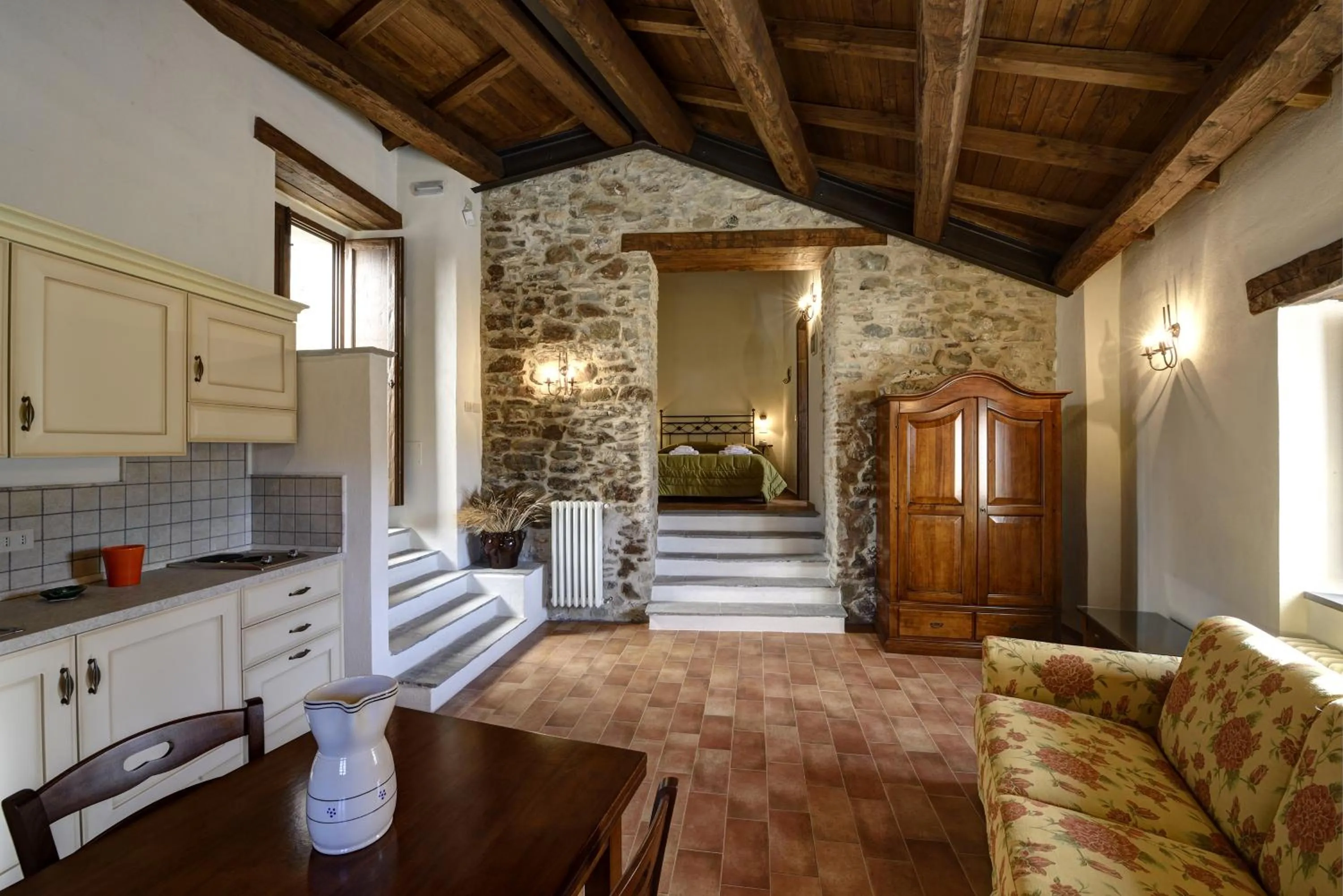 Living room in Borgotufi Albergo Diffuso