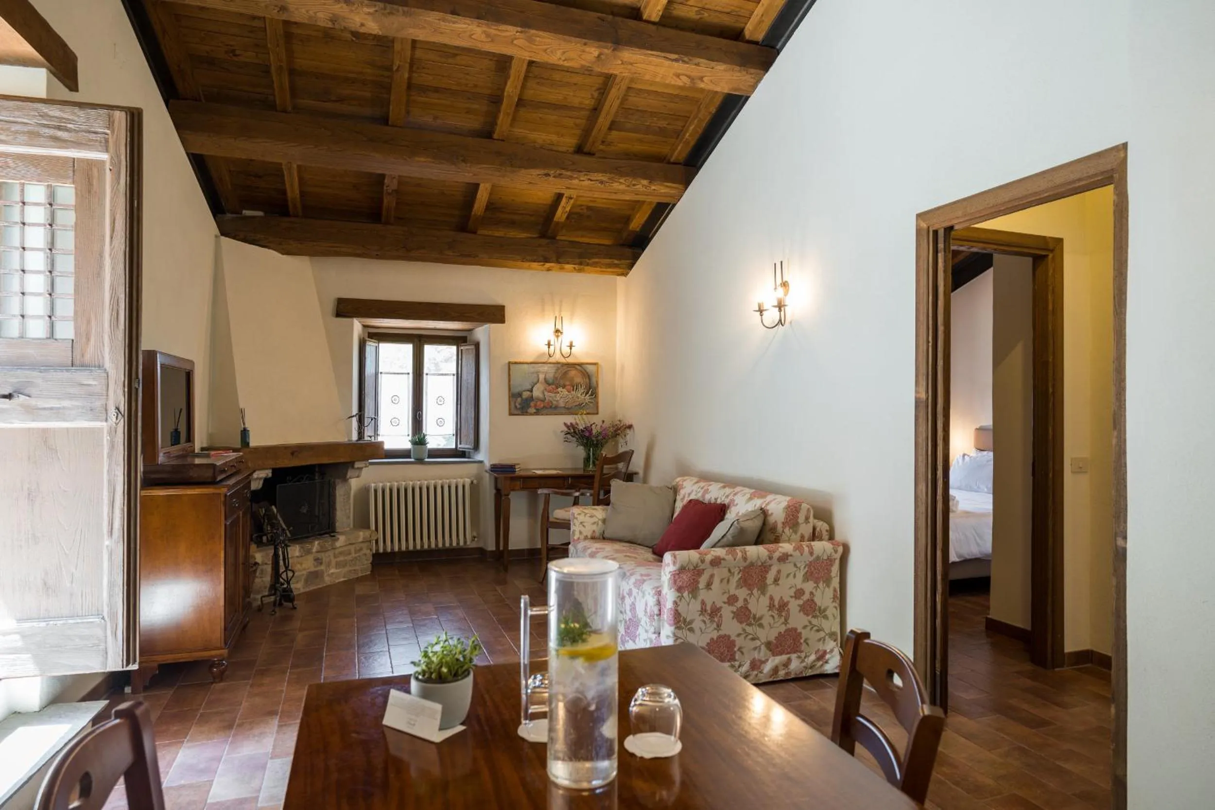 Living room in Borgotufi Albergo Diffuso