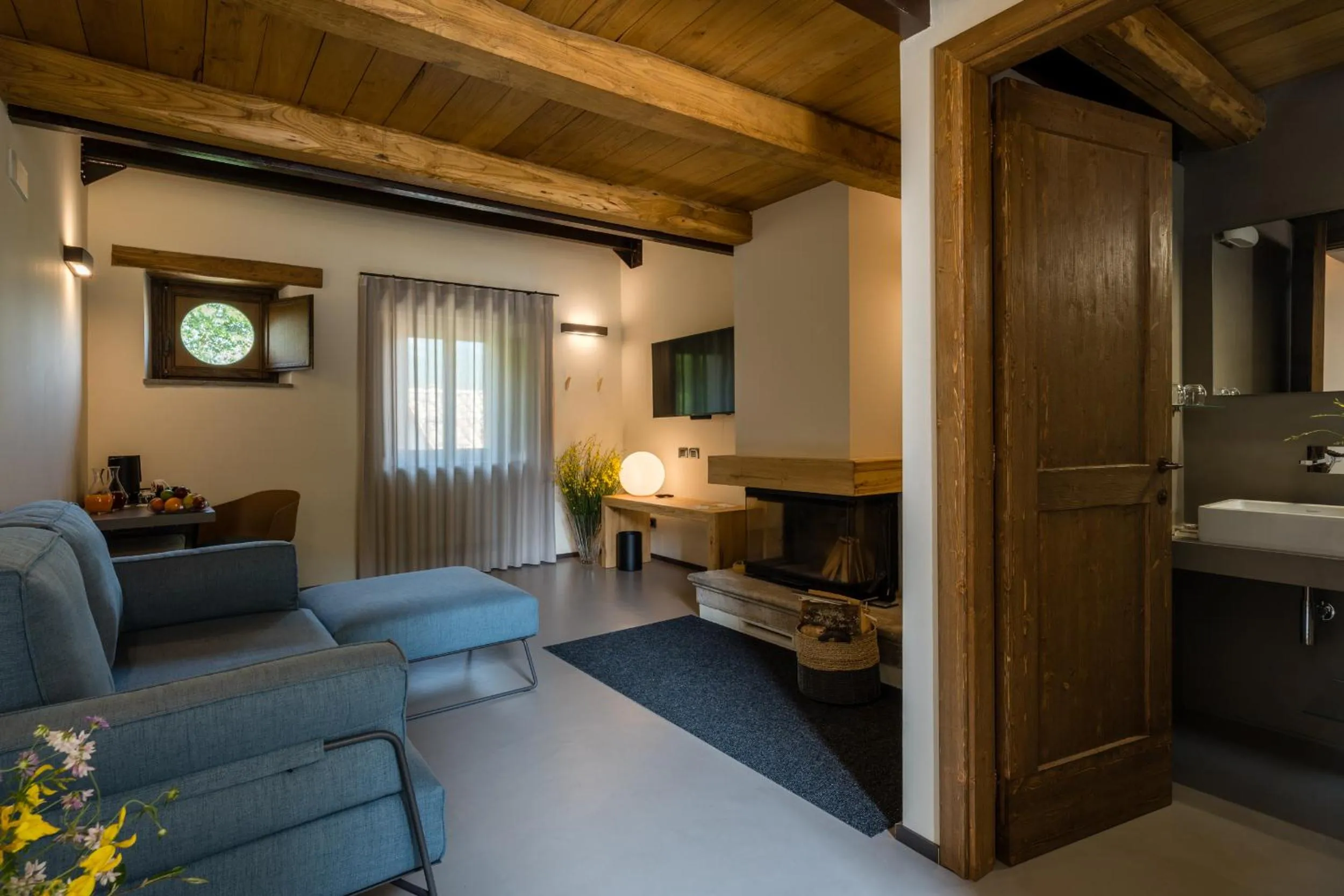 Living room in Borgotufi Albergo Diffuso