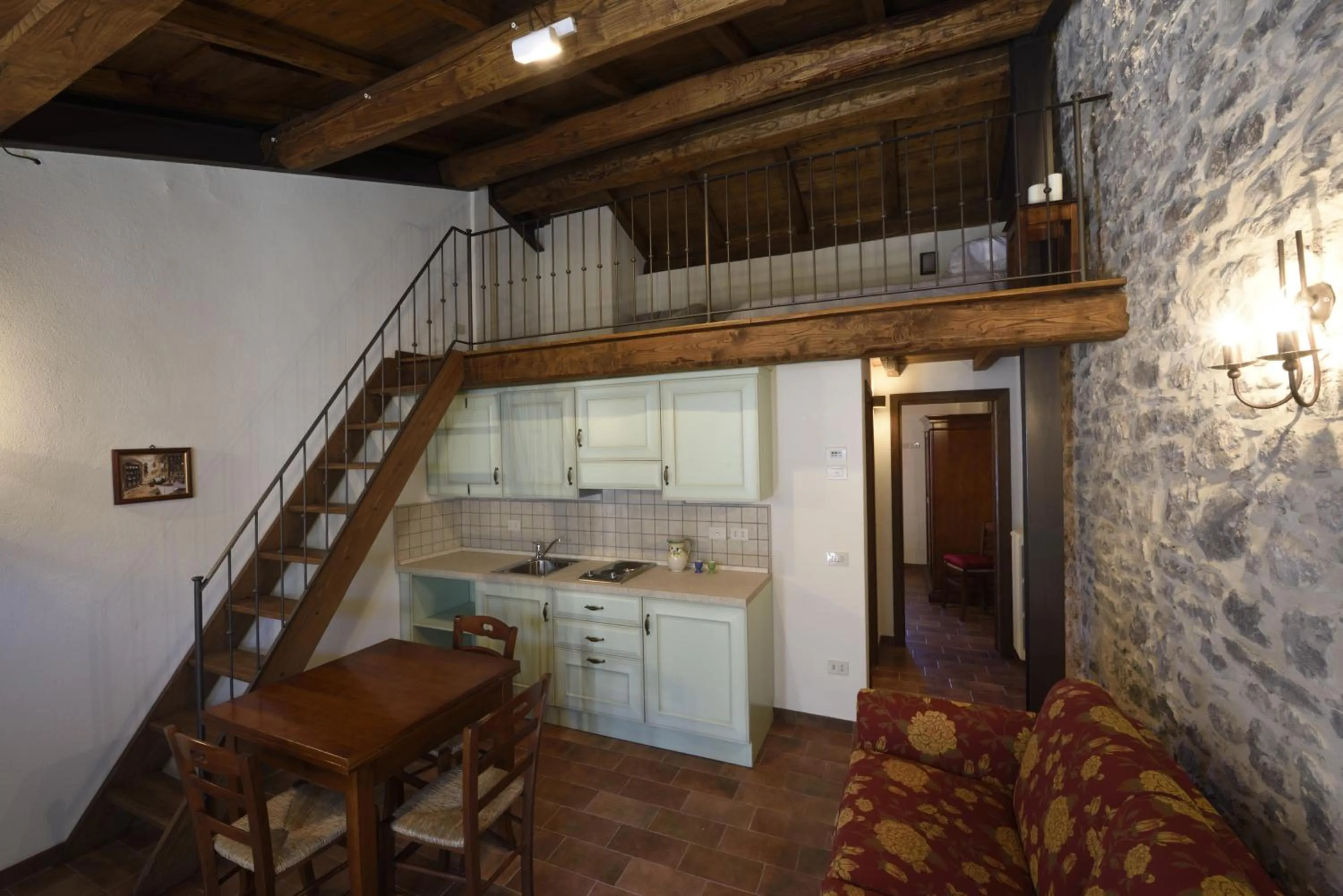 Kitchen or kitchenette in Borgotufi Albergo Diffuso