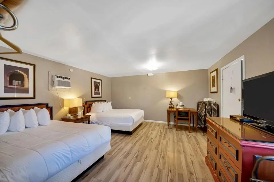 Bed in Badlands Hotel & Campground