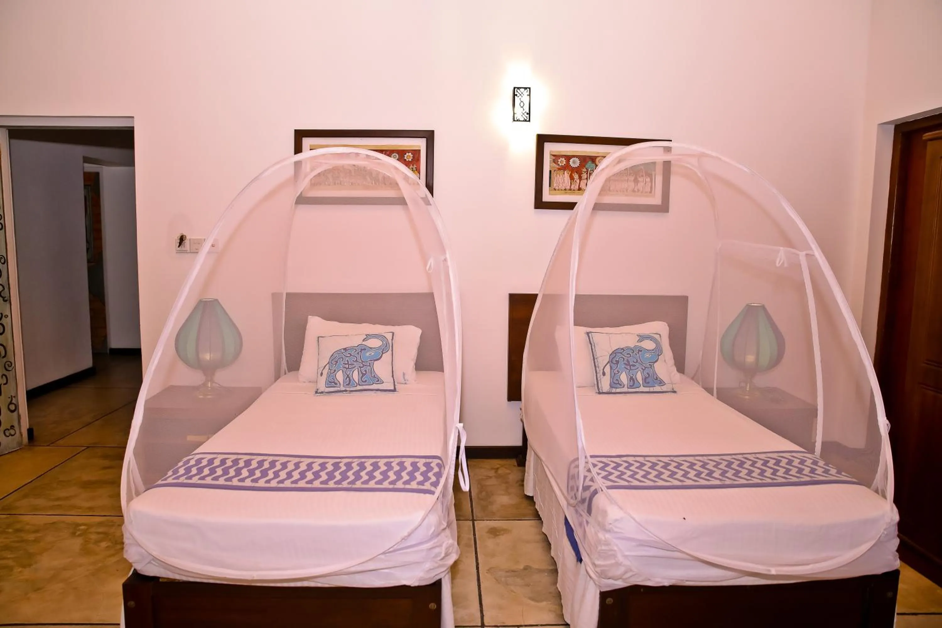 Bed in Blue Elephant Boutique Hotel